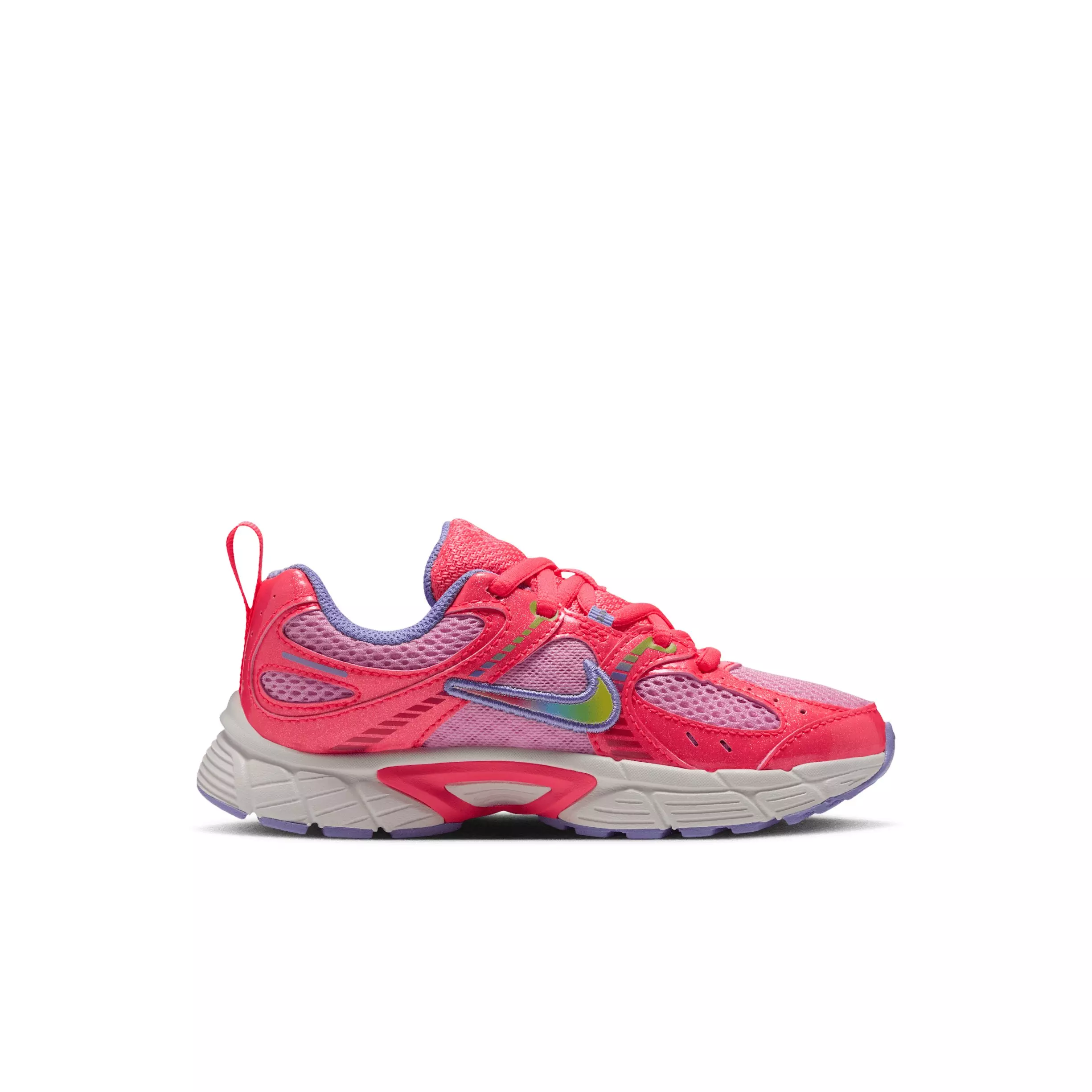 Nike V5 RNR "Hot Punch/Pink Rise/Light Thistle/Multi-Color" Preschool Girls' Shoe - PUNCH/PINK/LT THISTLE/MULTI COLOR