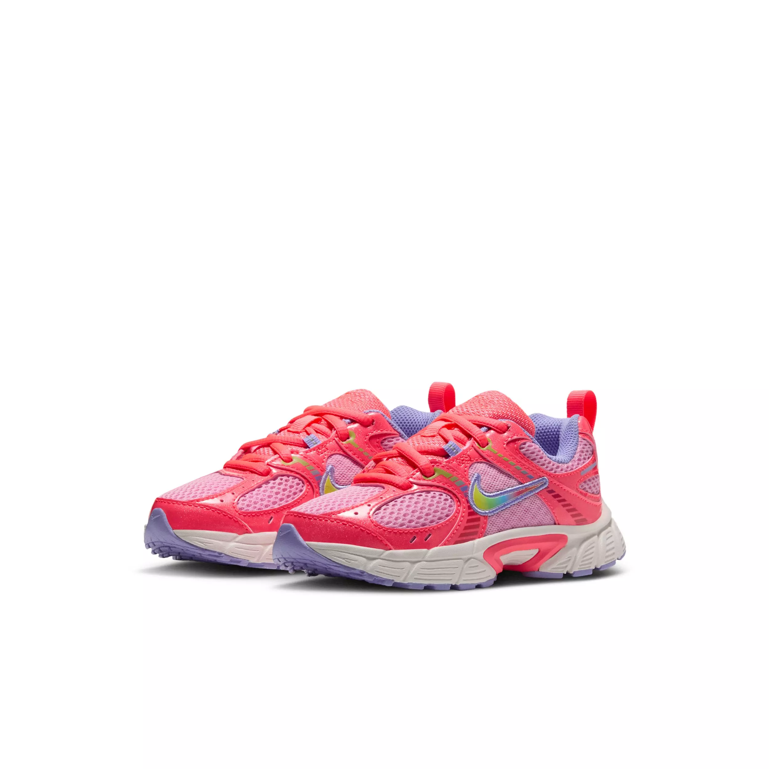 Nike V5 RNR "Hot Punch/Pink Rise/Light Thistle/Multi-Color" Preschool Girls' Shoe - PUNCH/PINK/LT THISTLE/MULTI COLOR
