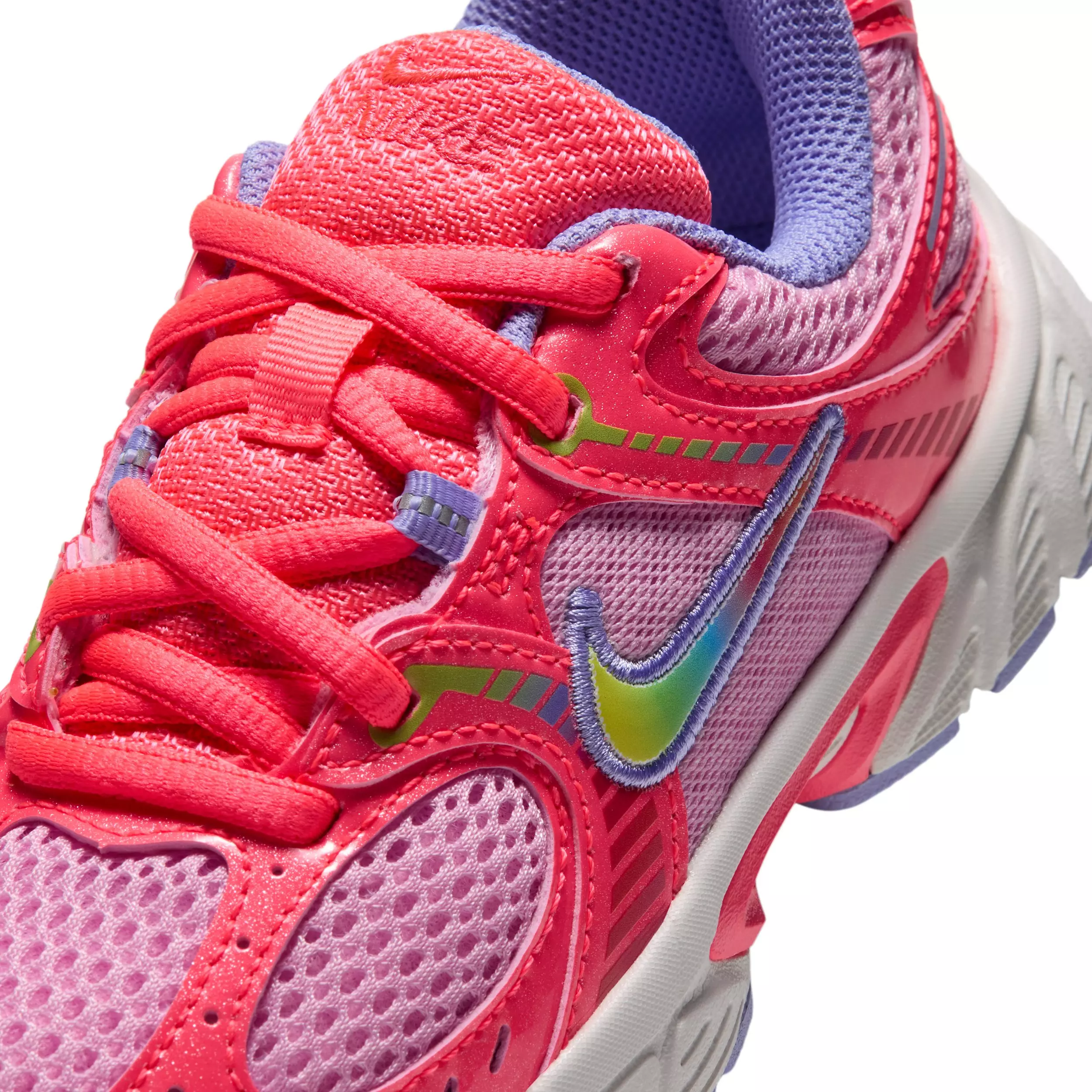 Nike V5 RNR "Hot Punch/Pink Rise/Light Thistle/Multi-Color" Preschool Girls' Shoe - PUNCH/PINK/LT THISTLE/MULTI COLOR