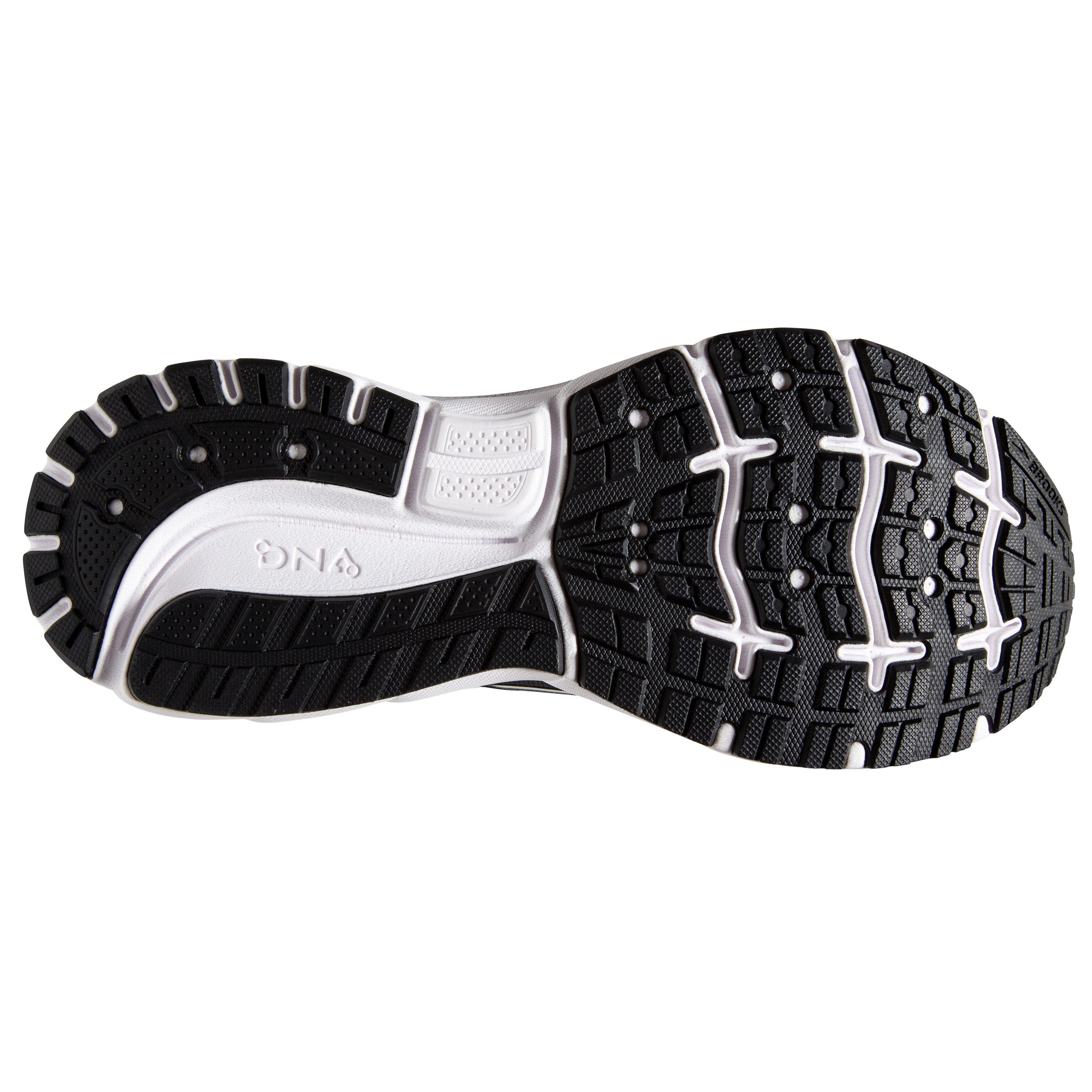 Brooks Trace 2 "Black/White/Silver" Women's Wide Running Shoe - BLACK/WHITE/SILVER Thumbnail View 6