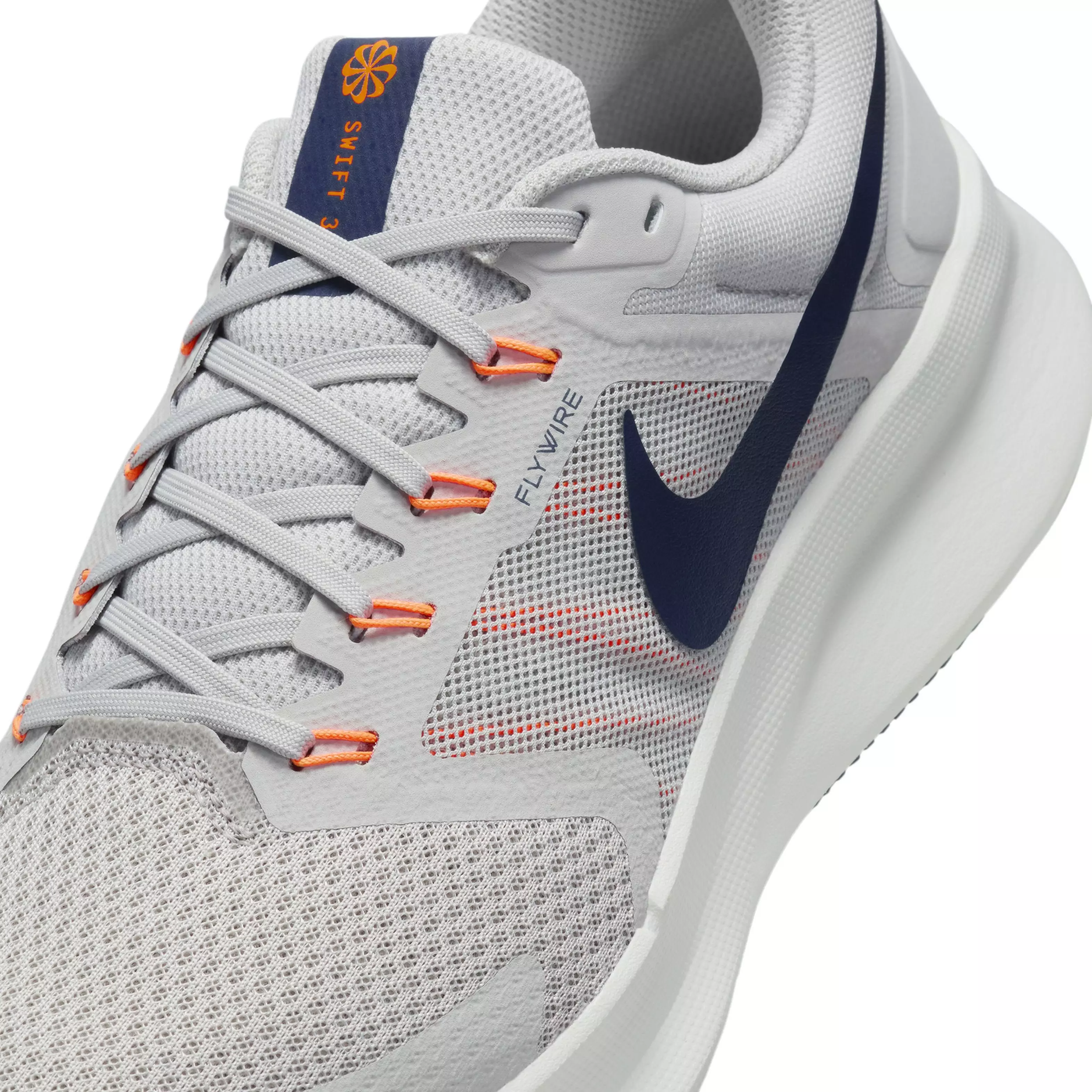 Nike Run Swift 3 "Light Iron Ore/Sail/Total Orange/Thunder Blue" Men's Running Shoe - LT IRON/SAIL/ORANGE/BLUE