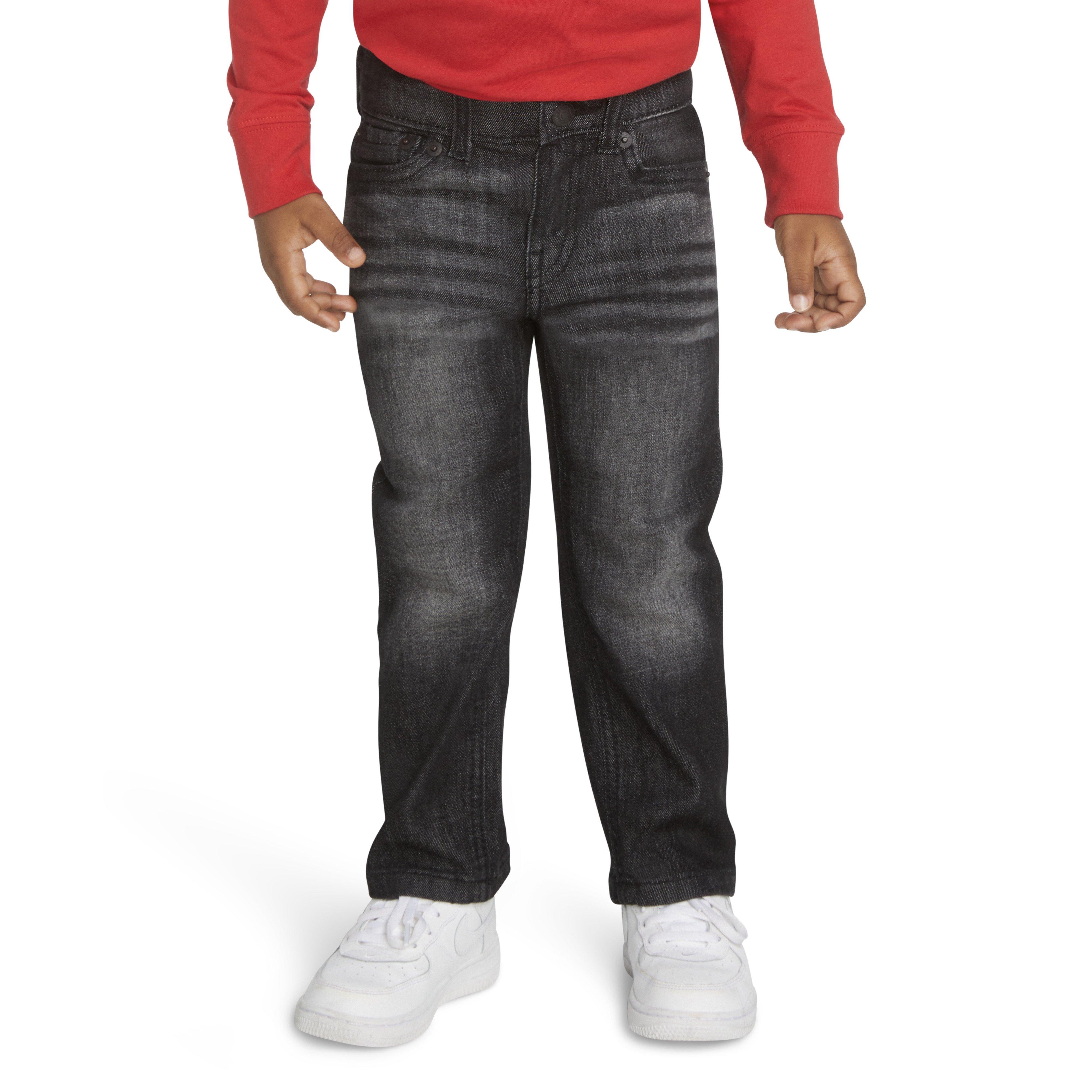 Levi's 514 Straight Fit Toddler Boys' Dark Grey Wash Denim Jeans