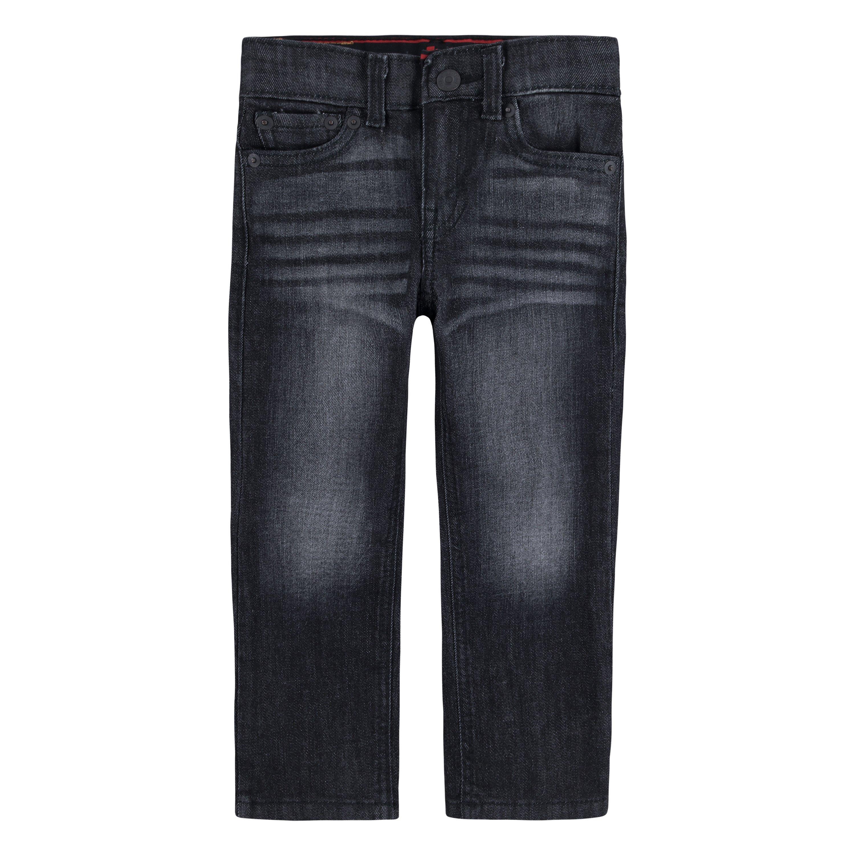 Levi's 514 Straight Fit Toddler Boys' Dark Grey Wash Denim Jeans