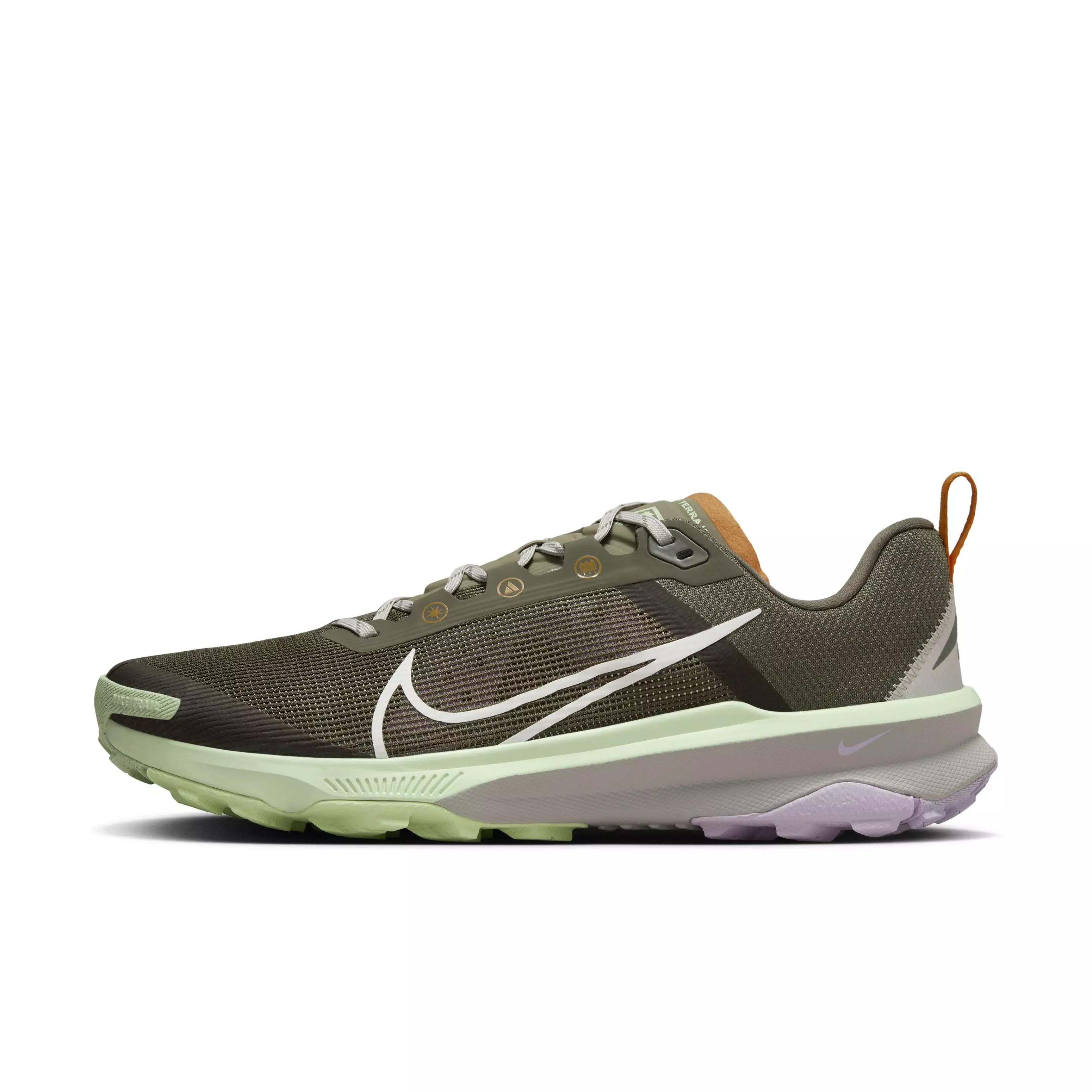 Nike Kiger 9 "Medium Olive/Neutral Olive/Lilac Bloom/Summit White" Men's Trail Running Shoe - MD OLIVE/OLIVE/LILAC/WHITE