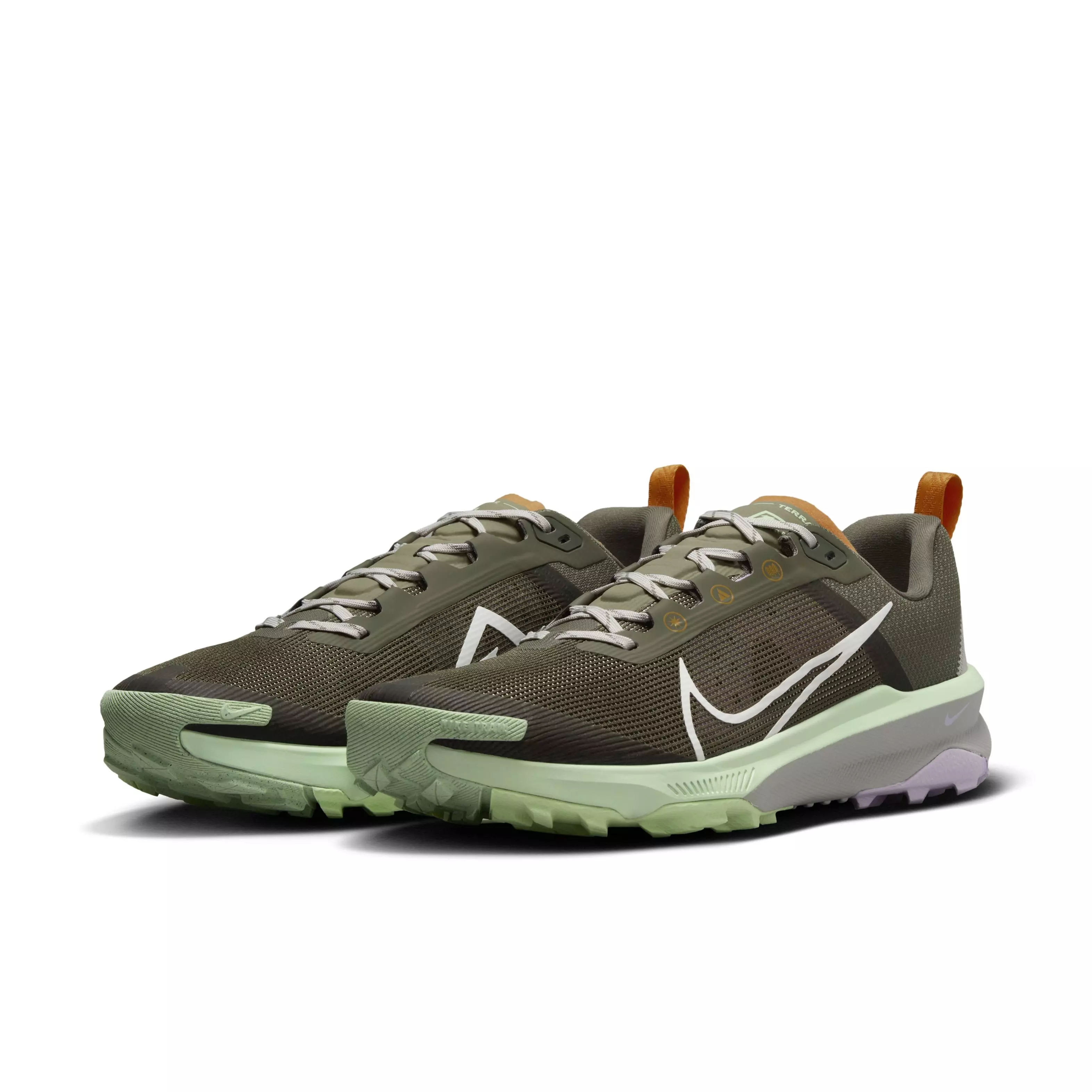 Nike Kiger 9 "Medium Olive/Neutral Olive/Lilac Bloom/Summit White" Men's Trail Running Shoe - MD OLIVE/OLIVE/LILAC/WHITE