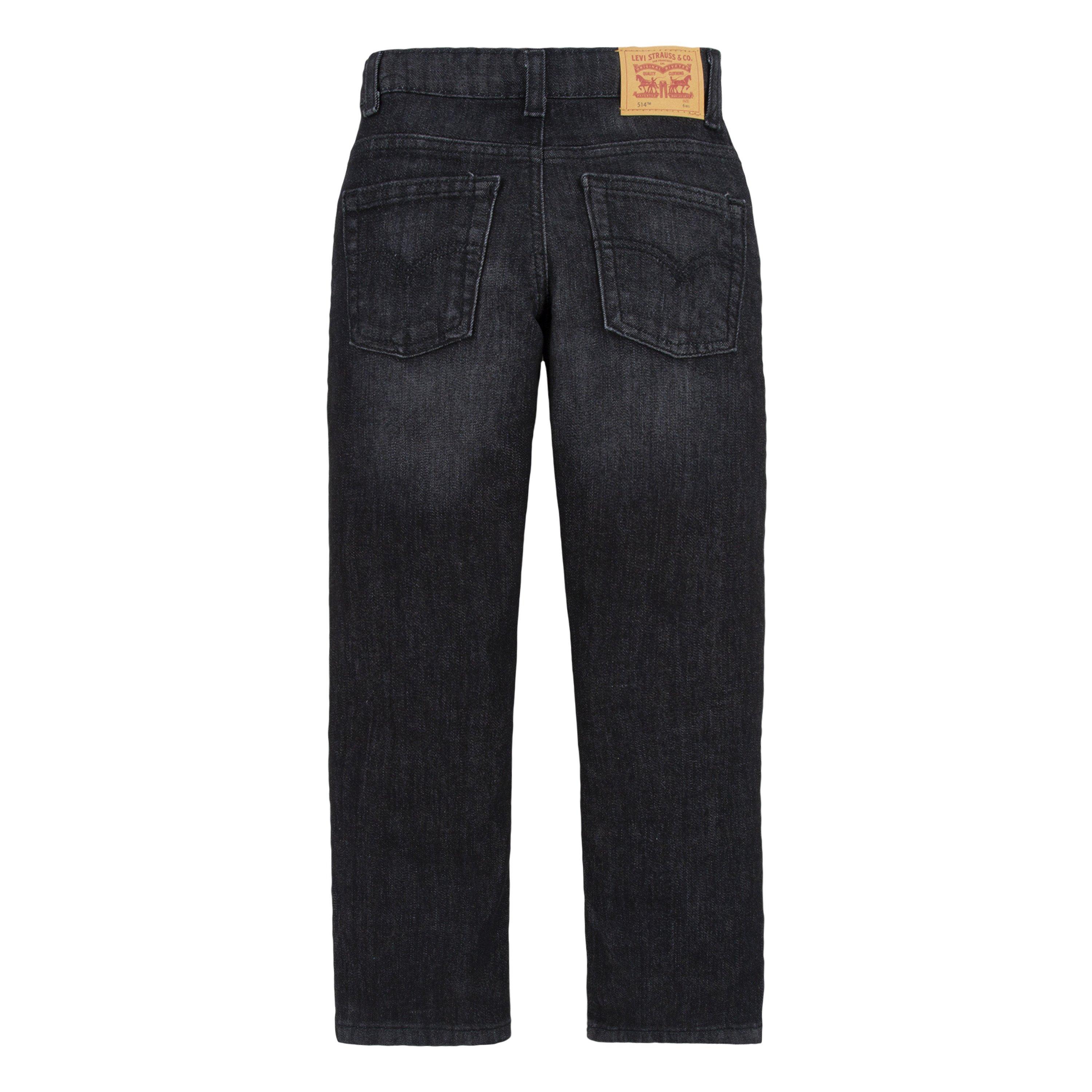 Levi's 514 Straight Fit Little Boys' Dark Grey Wash Denim Jeans