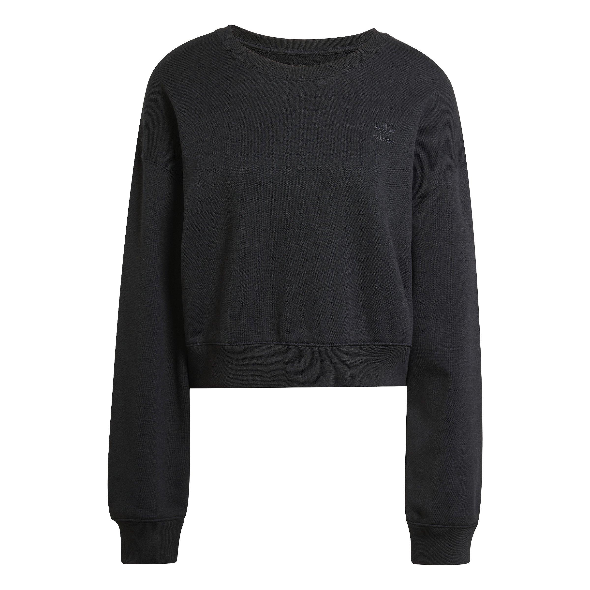 adidas Originals Women's Graphics Crew Sweatshirt -Black - BLACK Thumbnail View 6