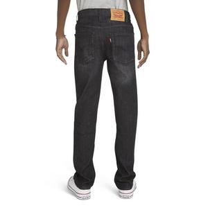 Levi's Big Boys' 514 Straight Fit Dark Grey Wash Denim Jeans