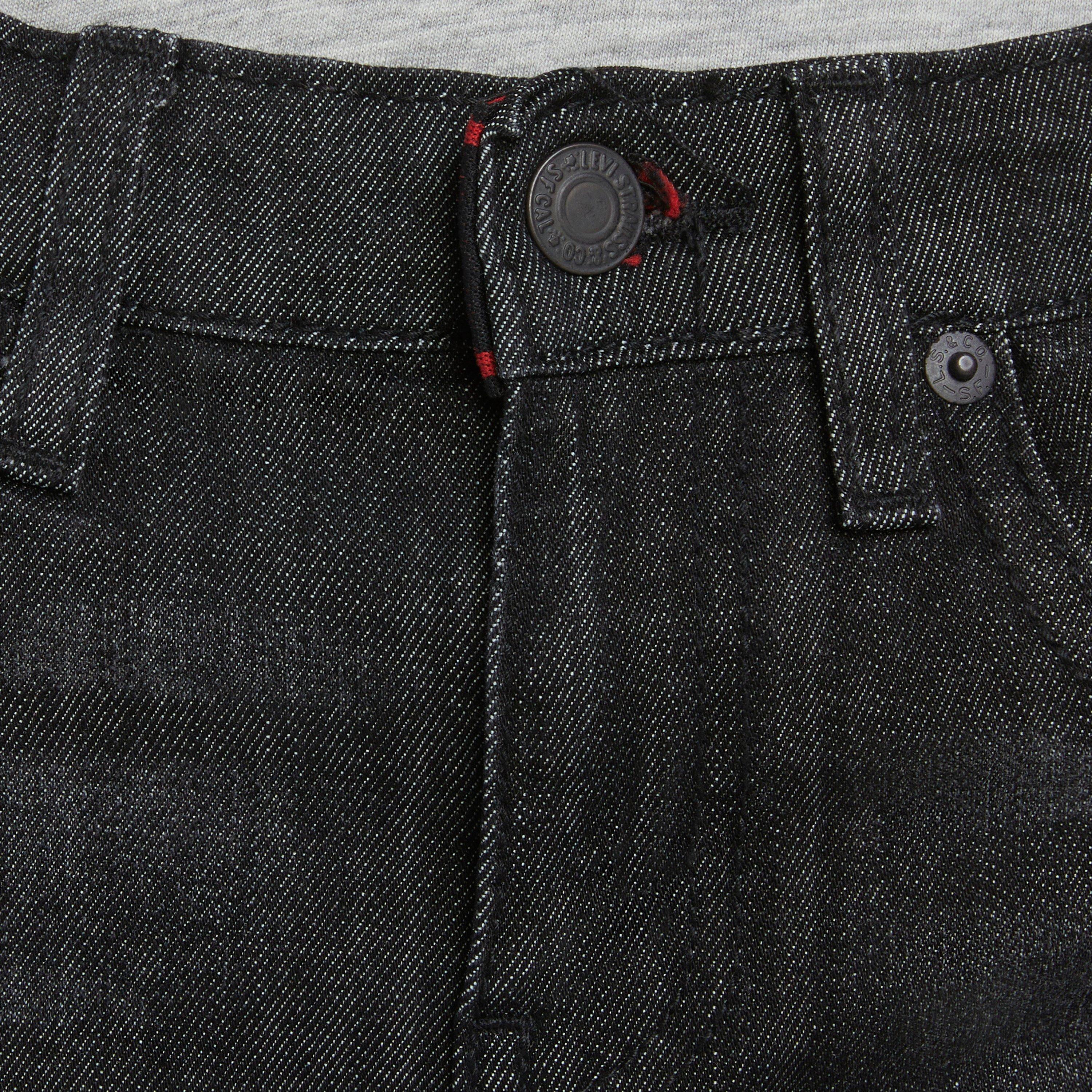 Levi's Big Boys' 514 Straight Fit Dark Grey Wash Denim Jeans - DARK GREY Thumbnail View 4