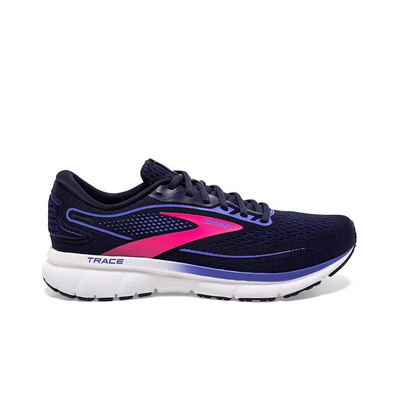 Brooks Trace Blue and Red Running Shoes Size 9 Brooks Shoes Womens Size 8 Navy Blue Red Trace Running  main image 4