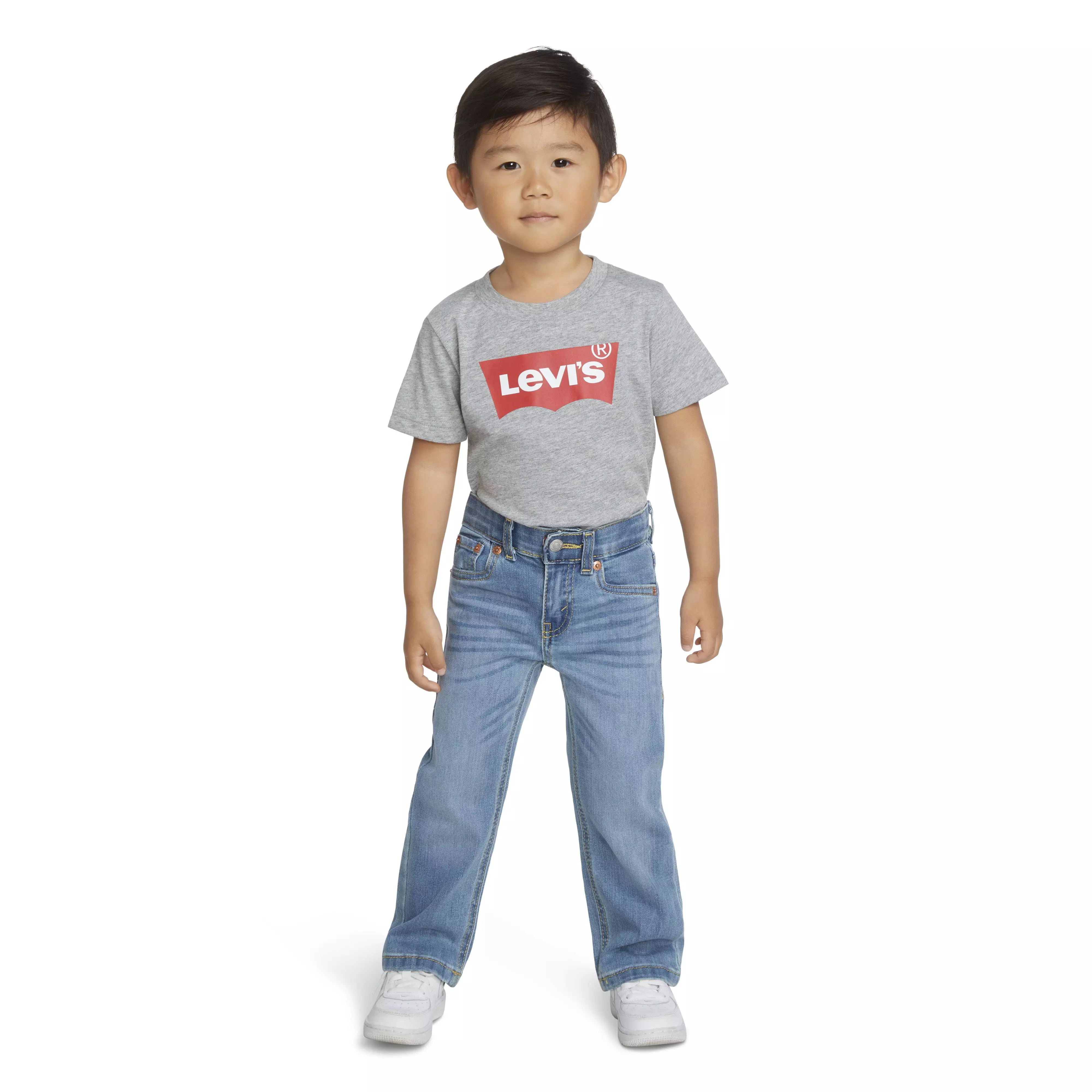 Levi's Toddler Boys' 514 Straight Fit Blue Wash Denim Jeans - BLUE