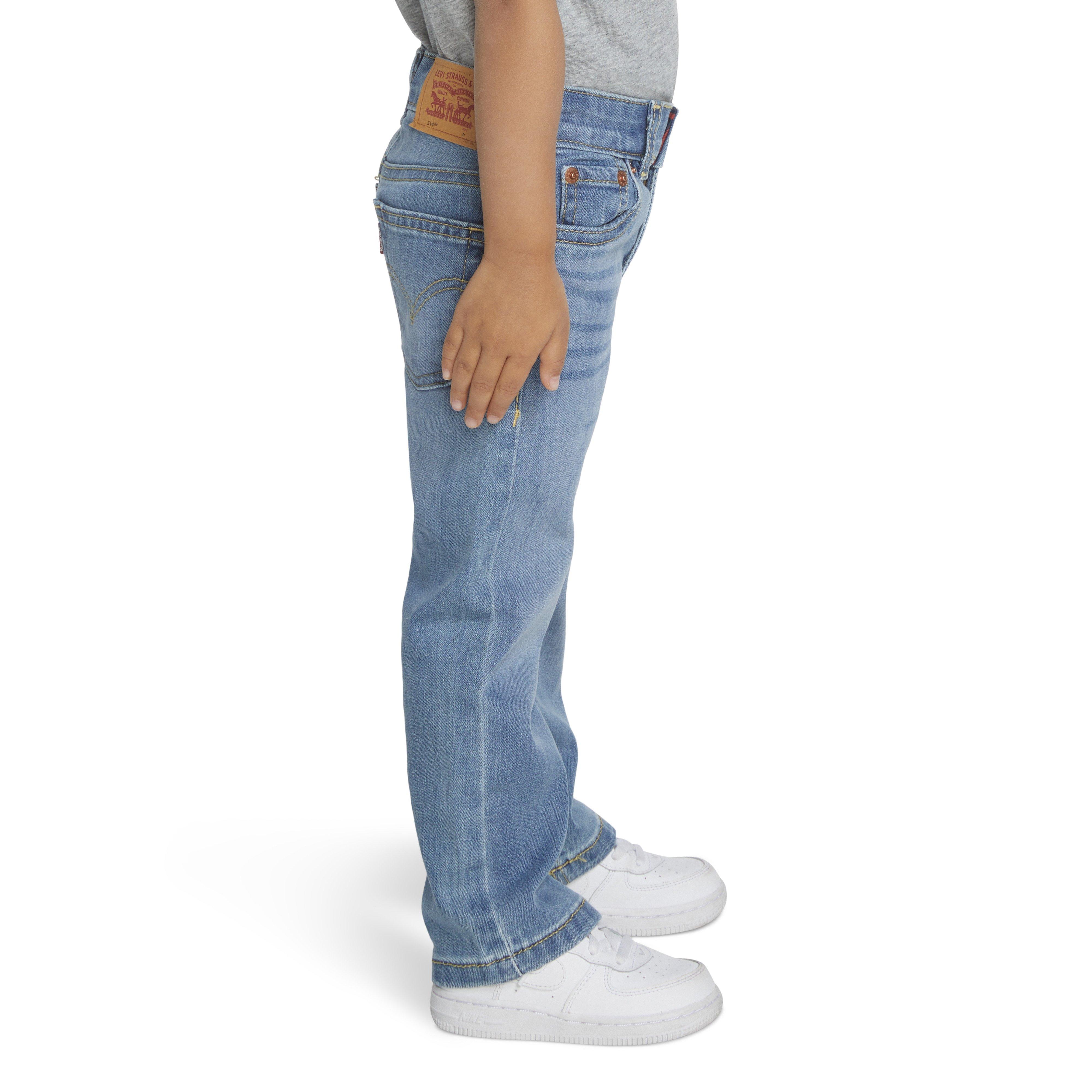 Levi's 514 Straight Fit Toddler Boys' Blue Wash Denim Jeans