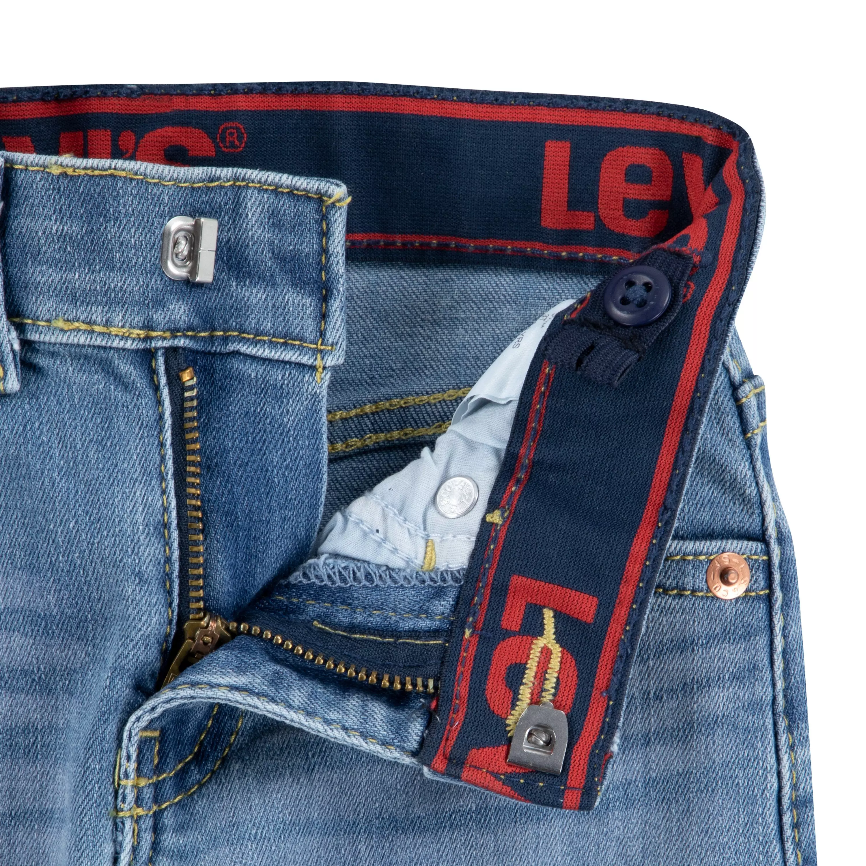 Levi's Toddler Boys' 514 Straight Fit Blue Wash Denim Jeans - BLUE