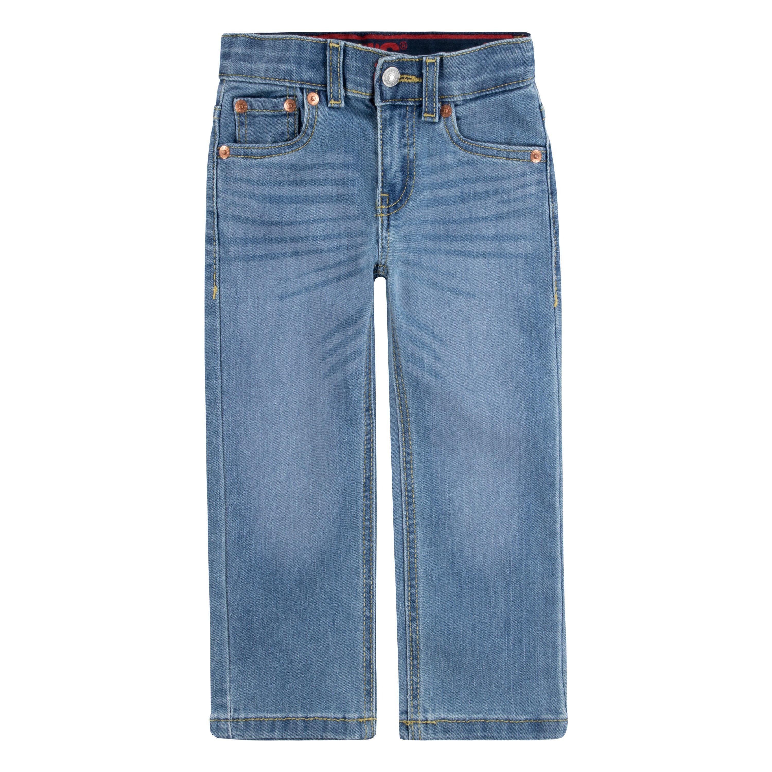 Levi's 514 Straight Fit Toddler Boys' Blue Wash Denim Jeans