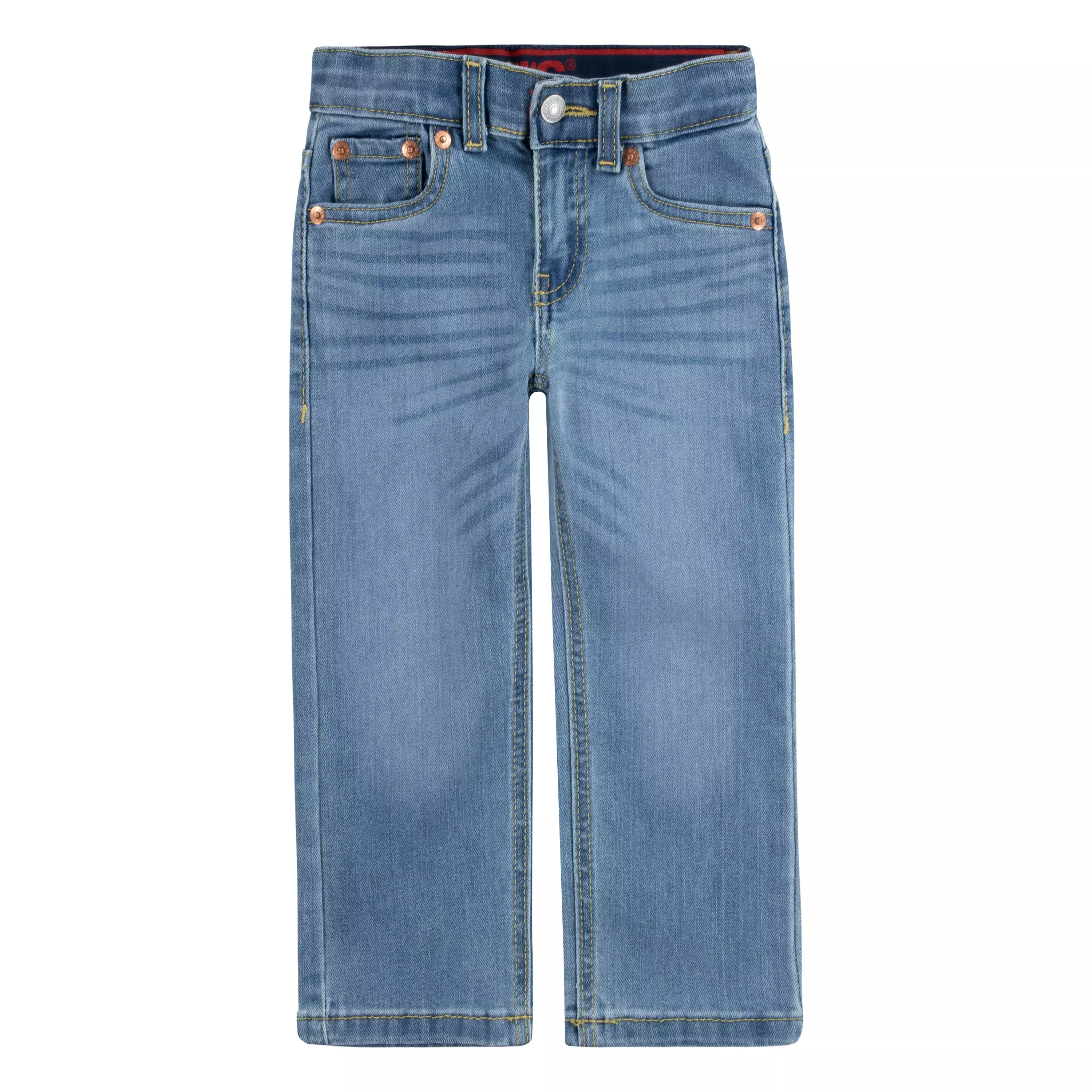 Levi's Toddler Boys' 514 Straight Fit Blue Wash Denim Jeans - BLUE