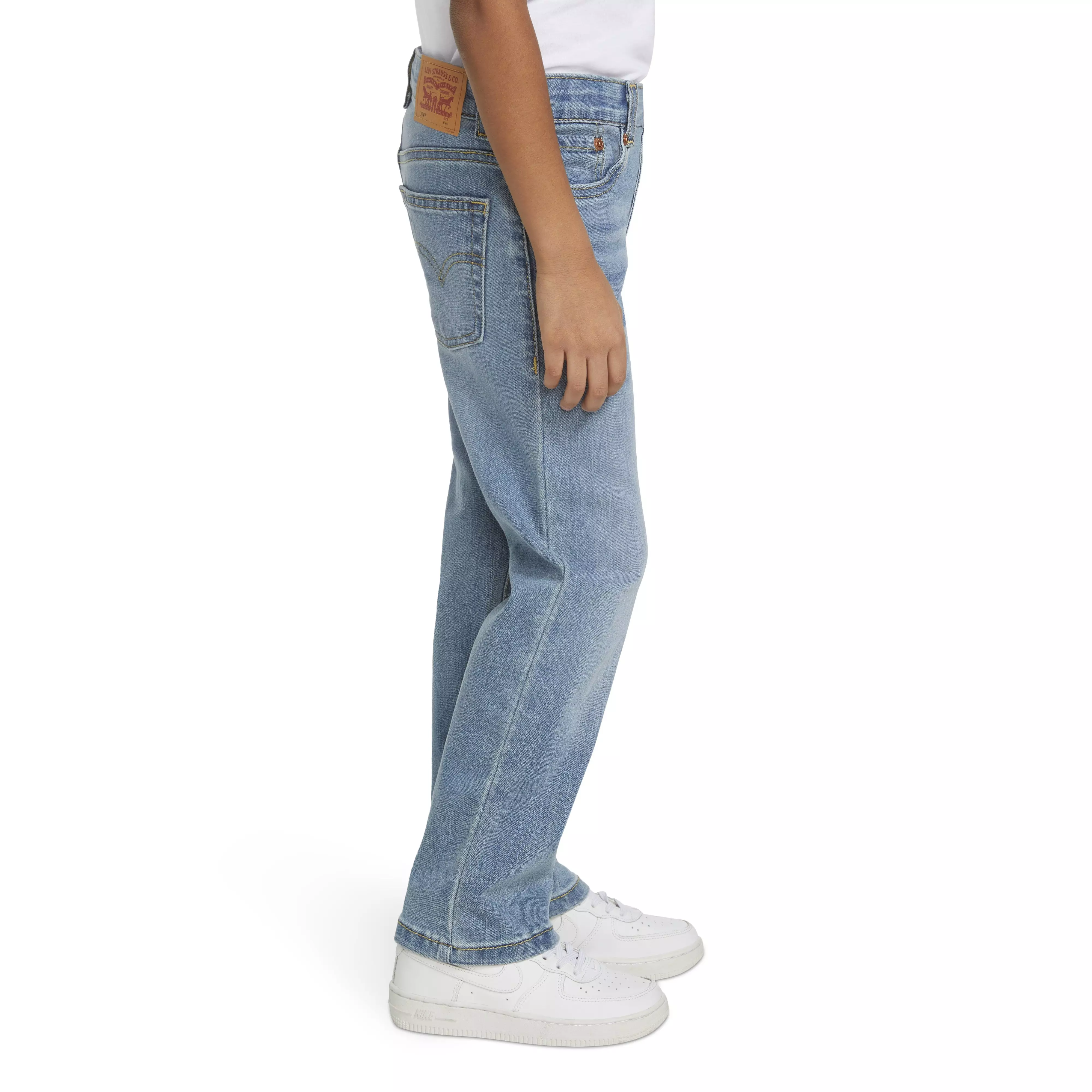 Levi's Little Boys' 514 Straight Fit Blue Wash Denim Jeans - BLUE
