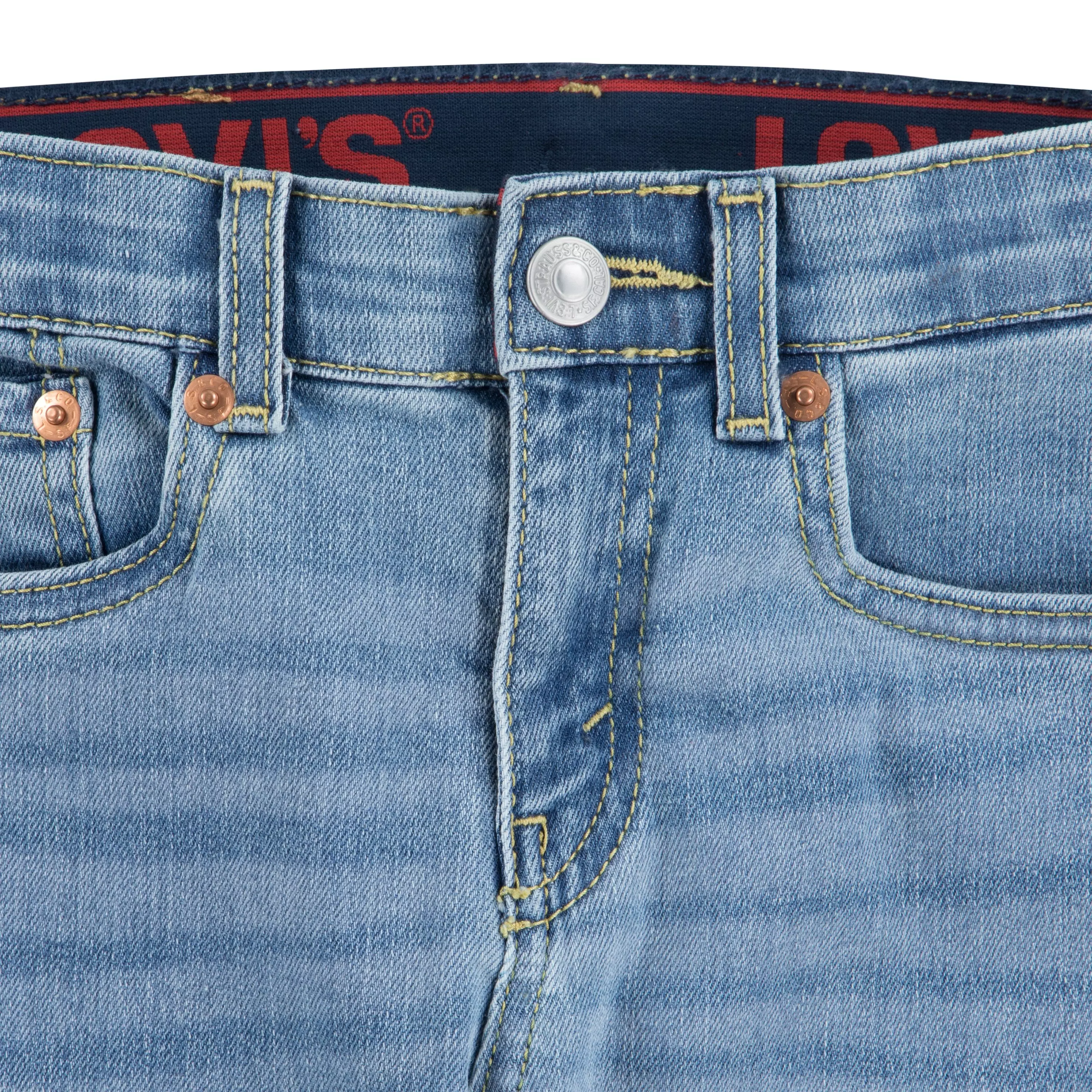 Levi's Little Boys' 514 Straight Fit Blue Wash Denim Jeans - BLUE