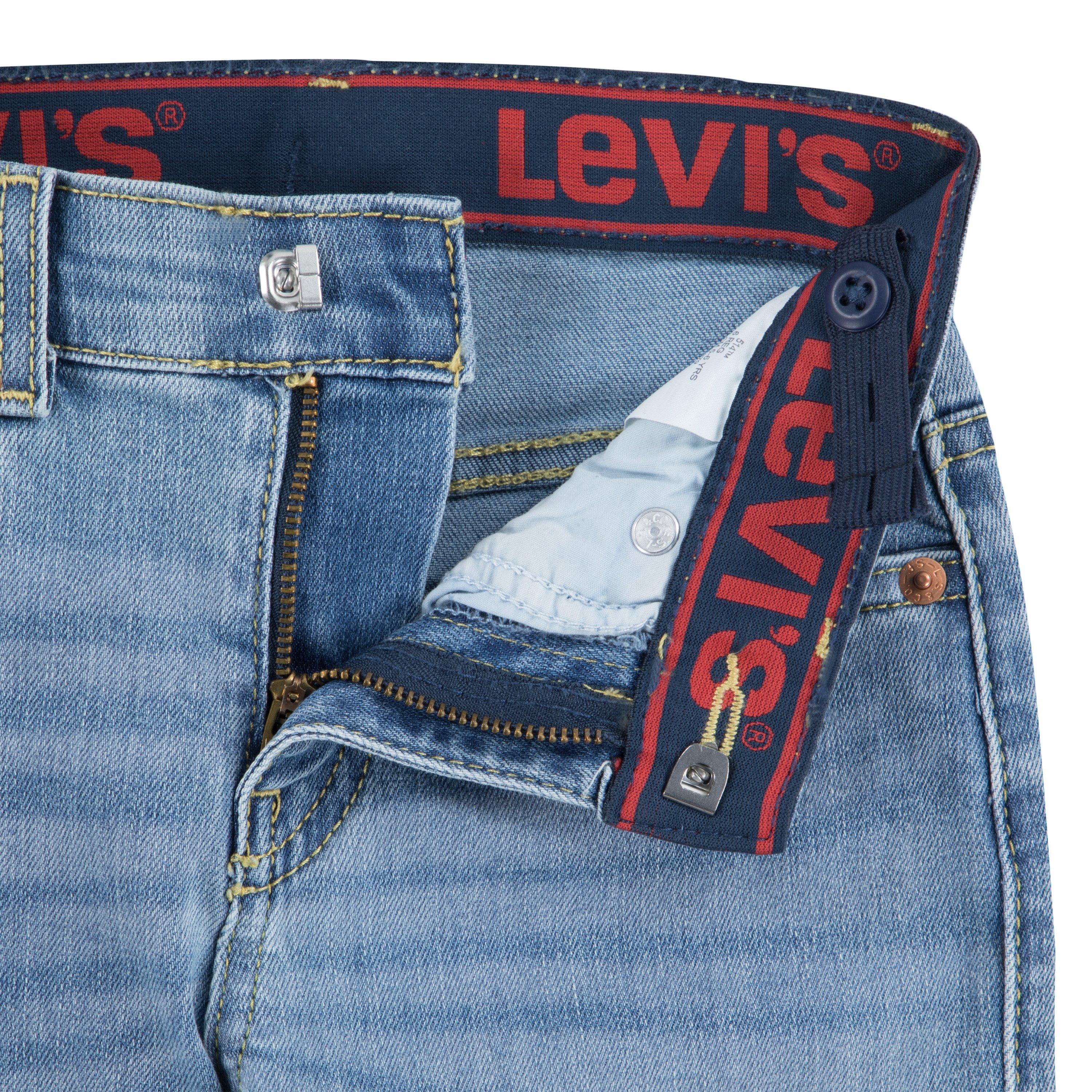 Levi's 514 Straight Fit Little Boys' Blue Wash Denim Jeans