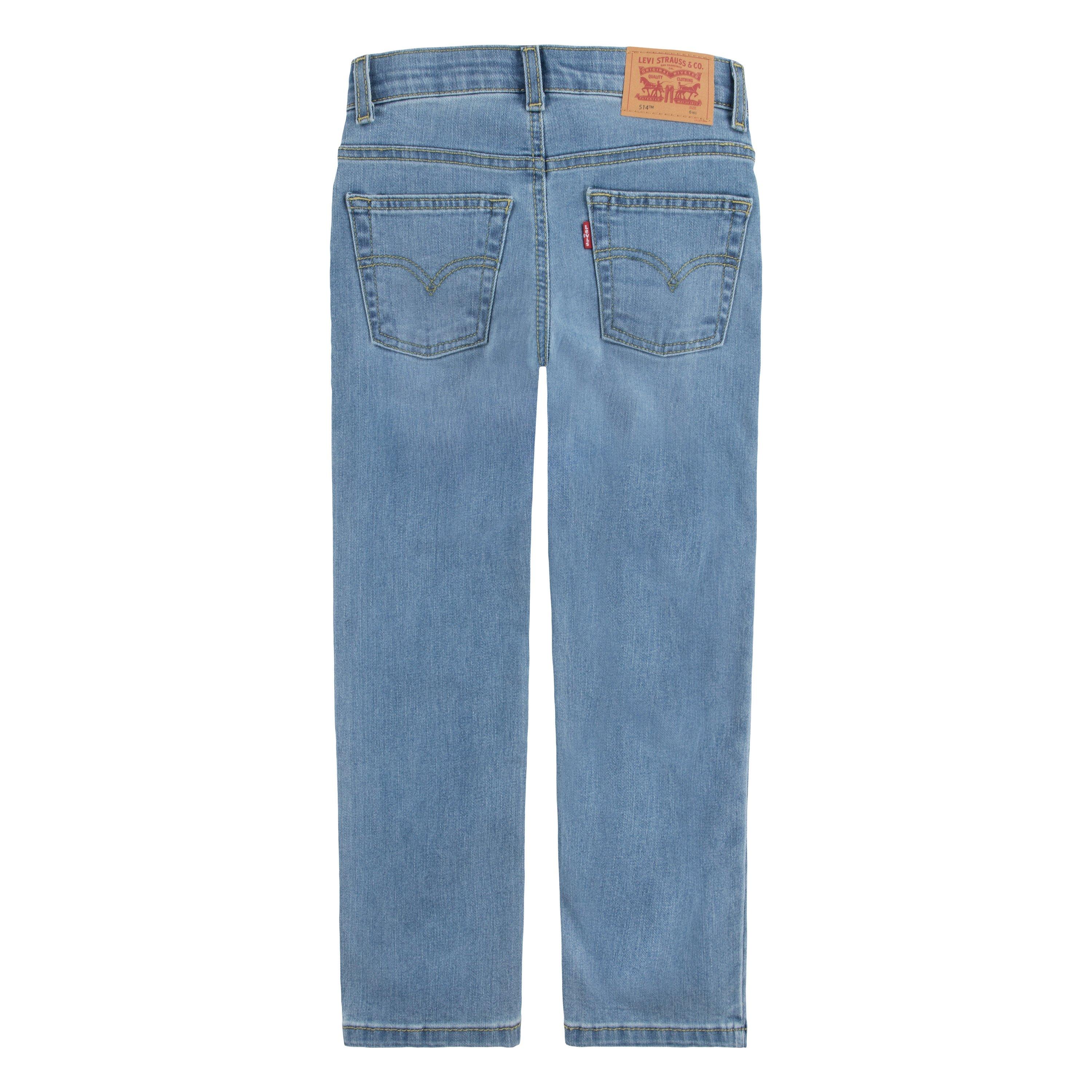 Levi's 514 Straight Fit Little Boys' Blue Wash Denim Jeans