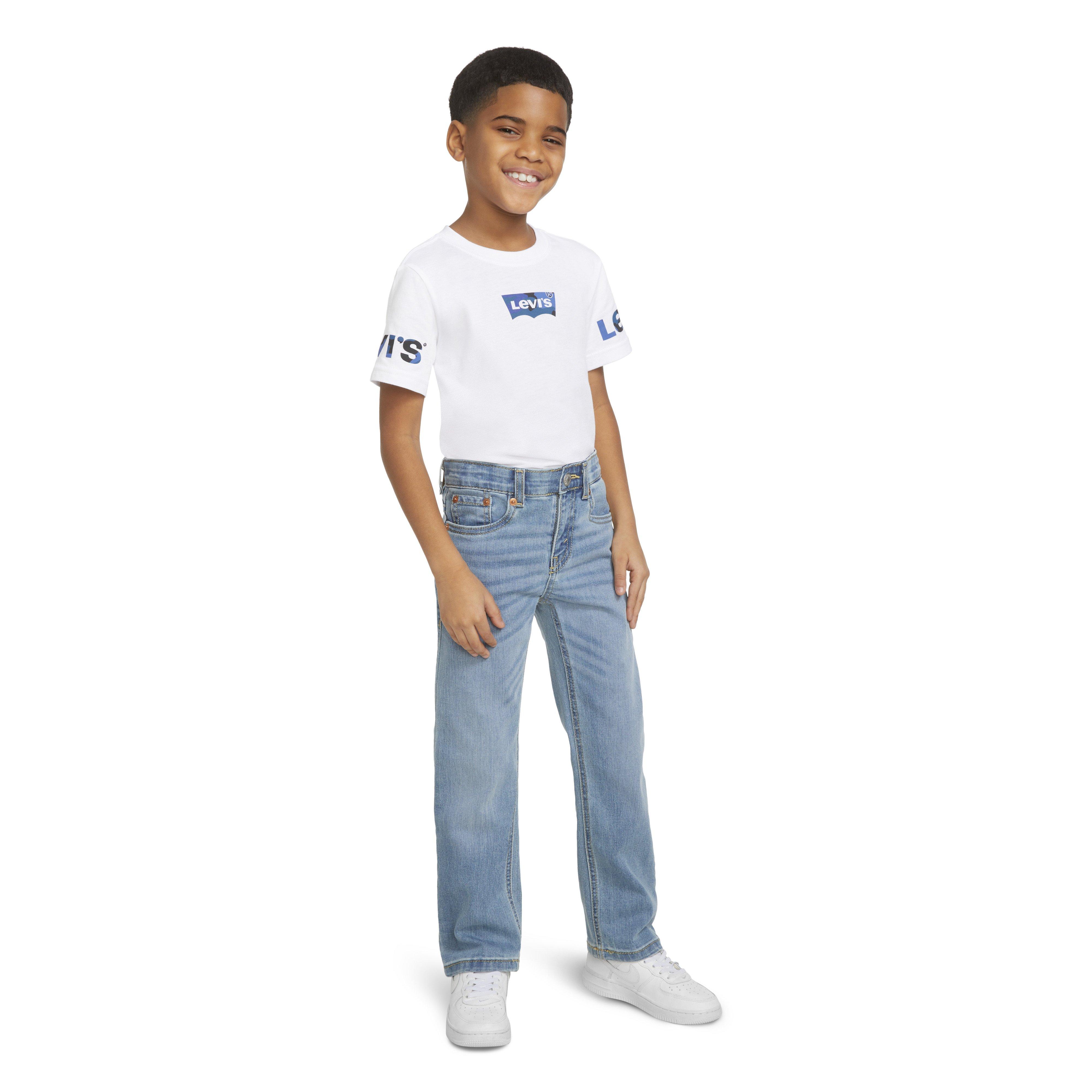 Levi's 514 Straight Fit Little Boys' Blue Wash Denim Jeans