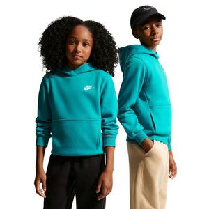 Nike Big Kids' Sportswear Club Fleece Pullover Hoodie - Turquoise - TURQUOISE