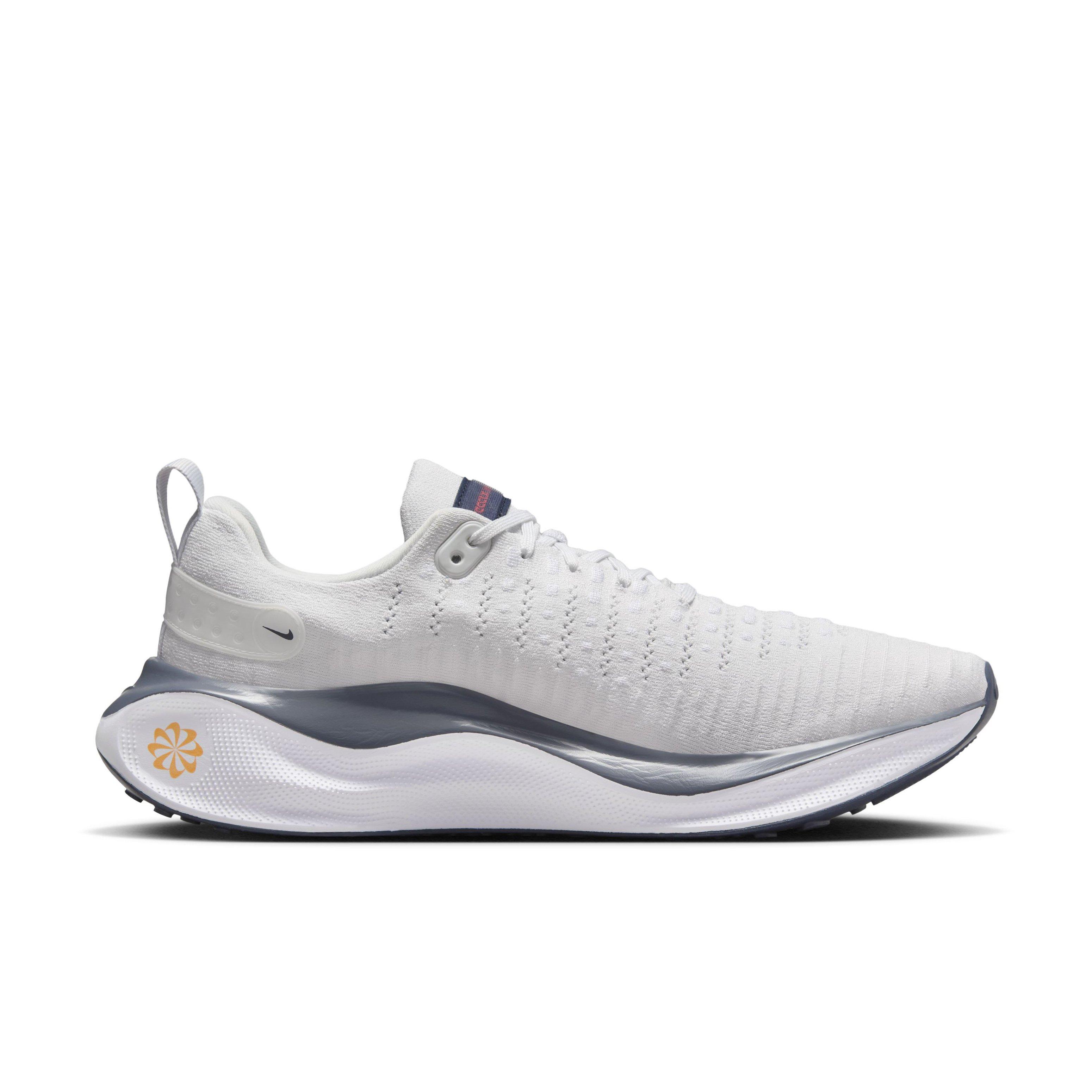 Nike InfinityRN 4 "Platinum Tint/Thunder Blue/Summit White/Total Orange" Men's Running Shoe - PLATINUM/BLUE/WHITE/ORANGE Thumbnail View 1