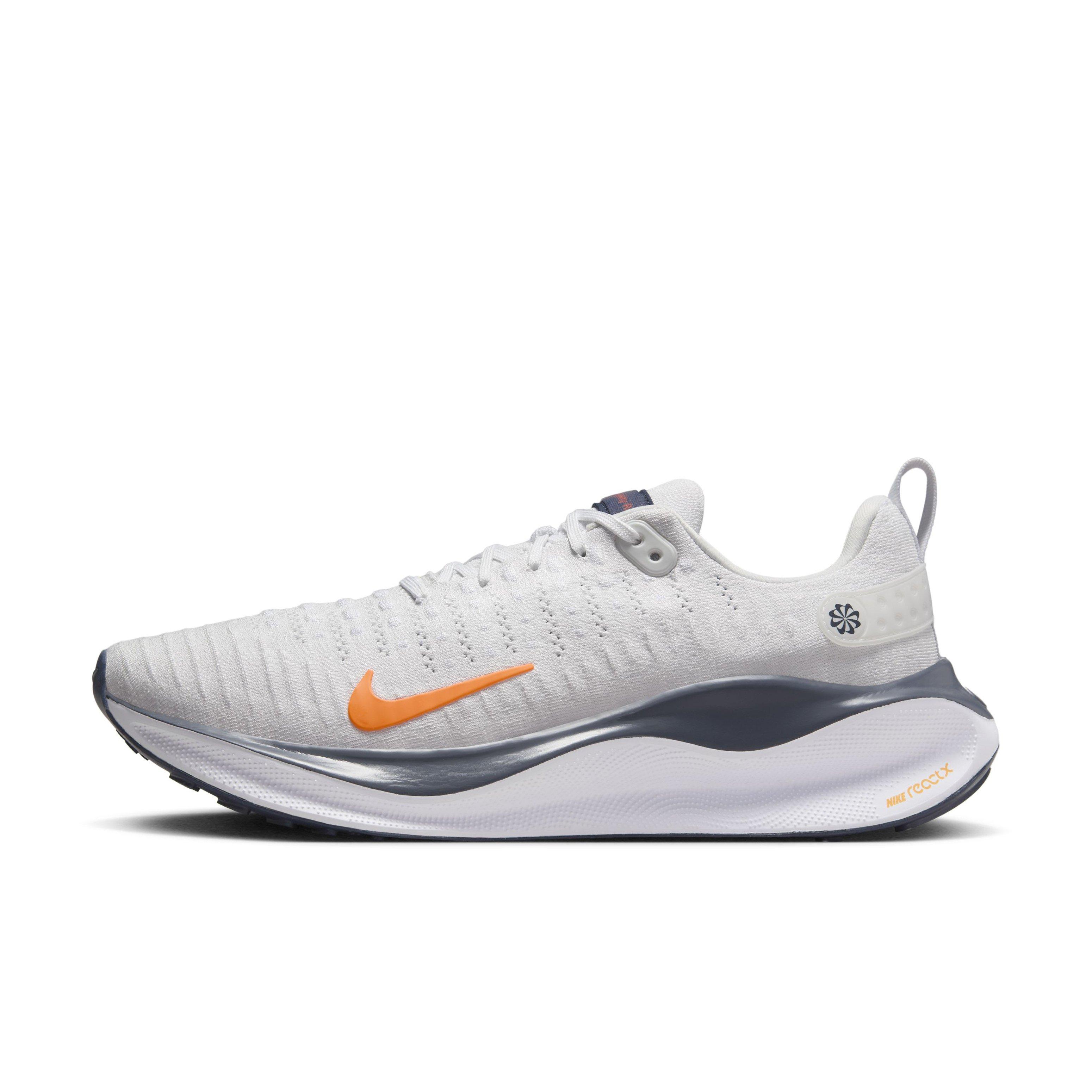 Nike InfinityRN 4 "Platinum Tint/Thunder Blue/Summit White/Total Orange" Men's Running Shoe - PLATINUM/BLUE/WHITE/ORANGE Thumbnail View 2
