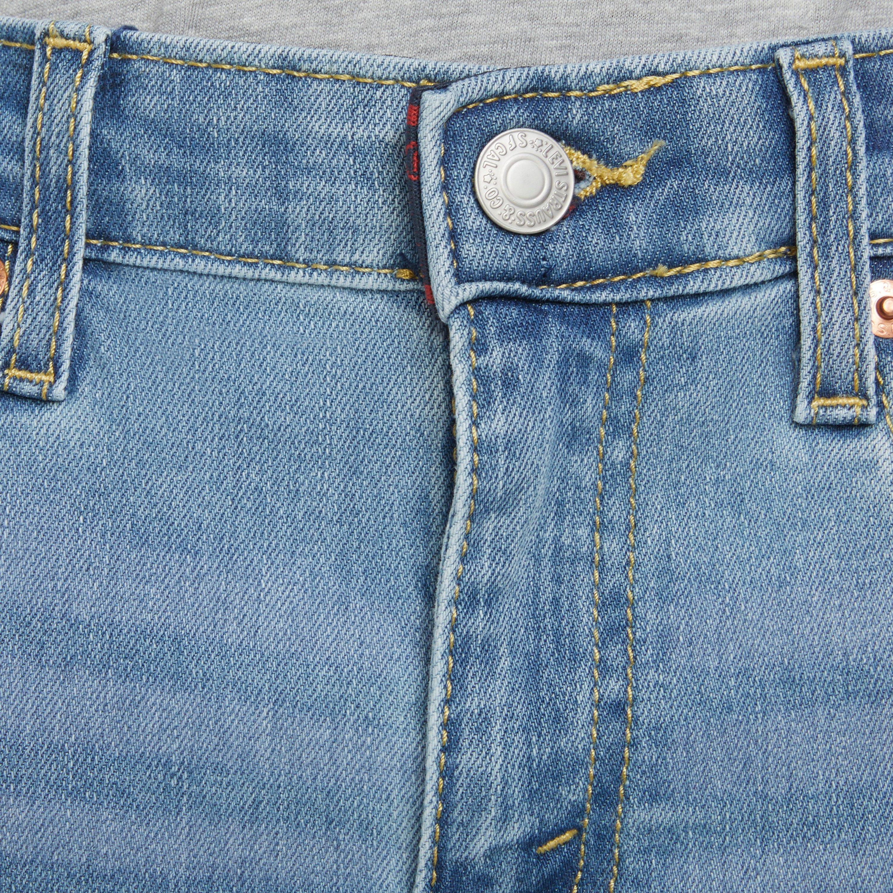 Levi's Big Boys' 514 Straight Fit Blue Wash Denim Jeans - BLUE Thumbnail View 4