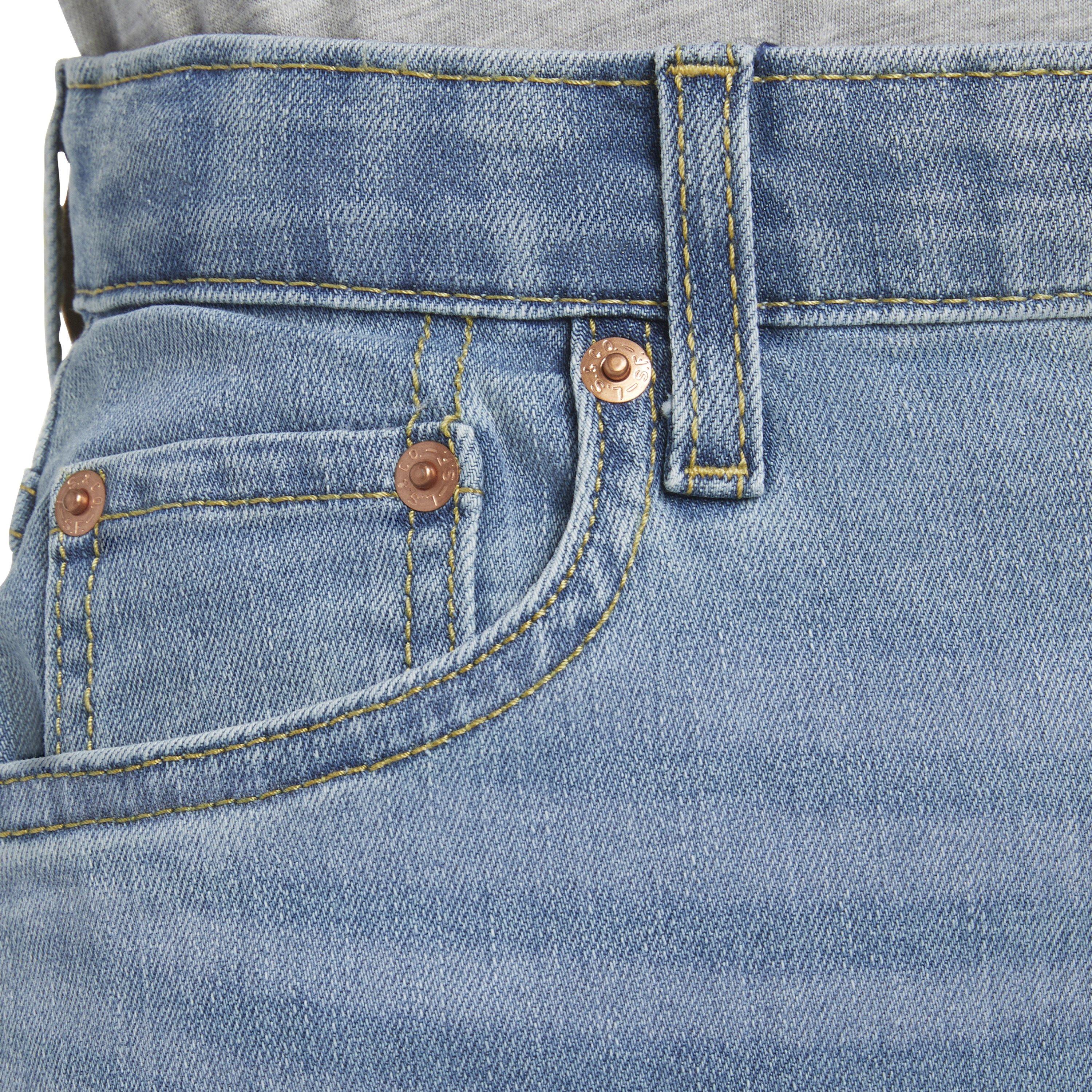 Levi's Big Boys' 514 Straight Fit Blue Wash Denim Jeans - BLUE Thumbnail View 5