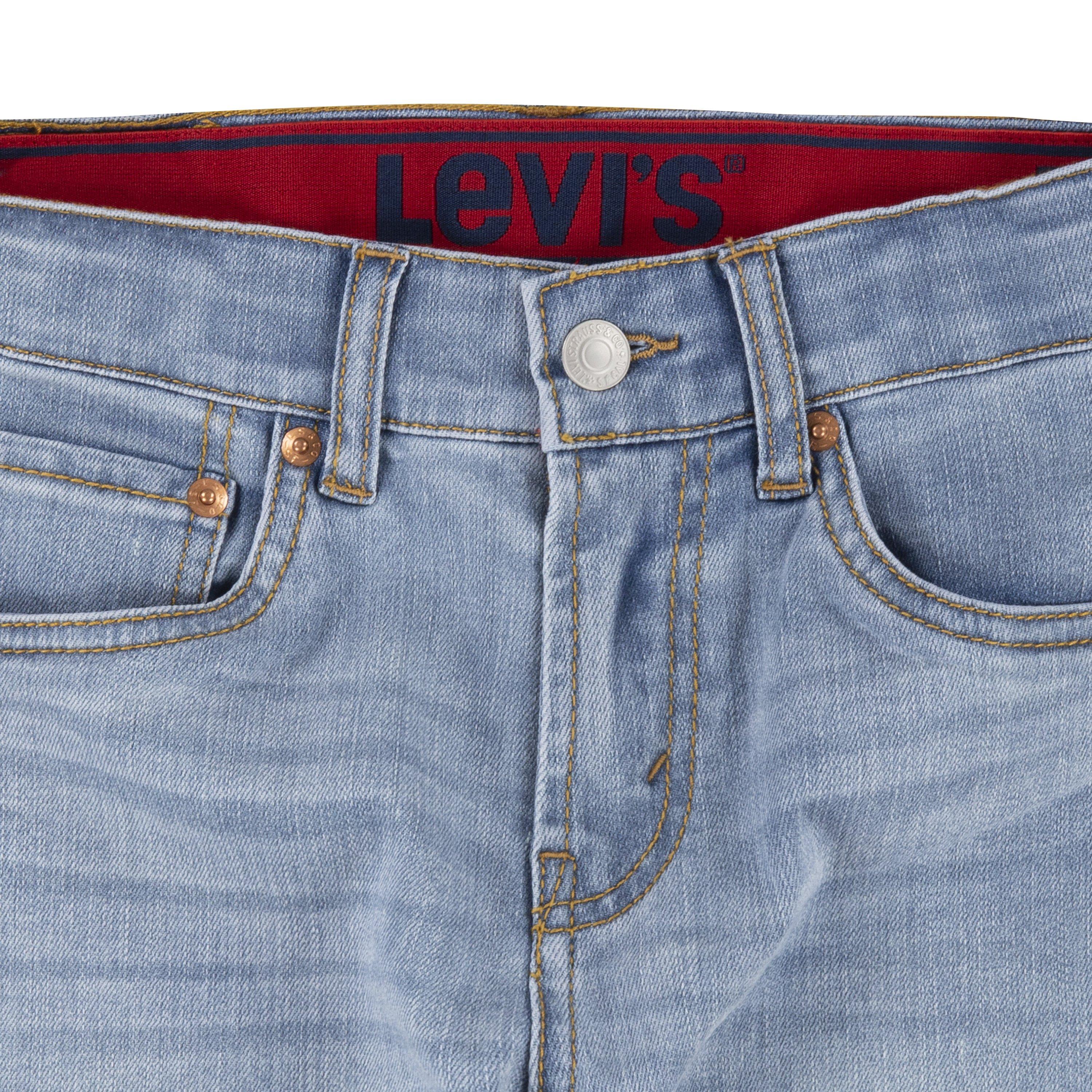 Levi's Big Boys' 514 Straight Fit Blue Wash Denim Jeans - BLUE Thumbnail View 6