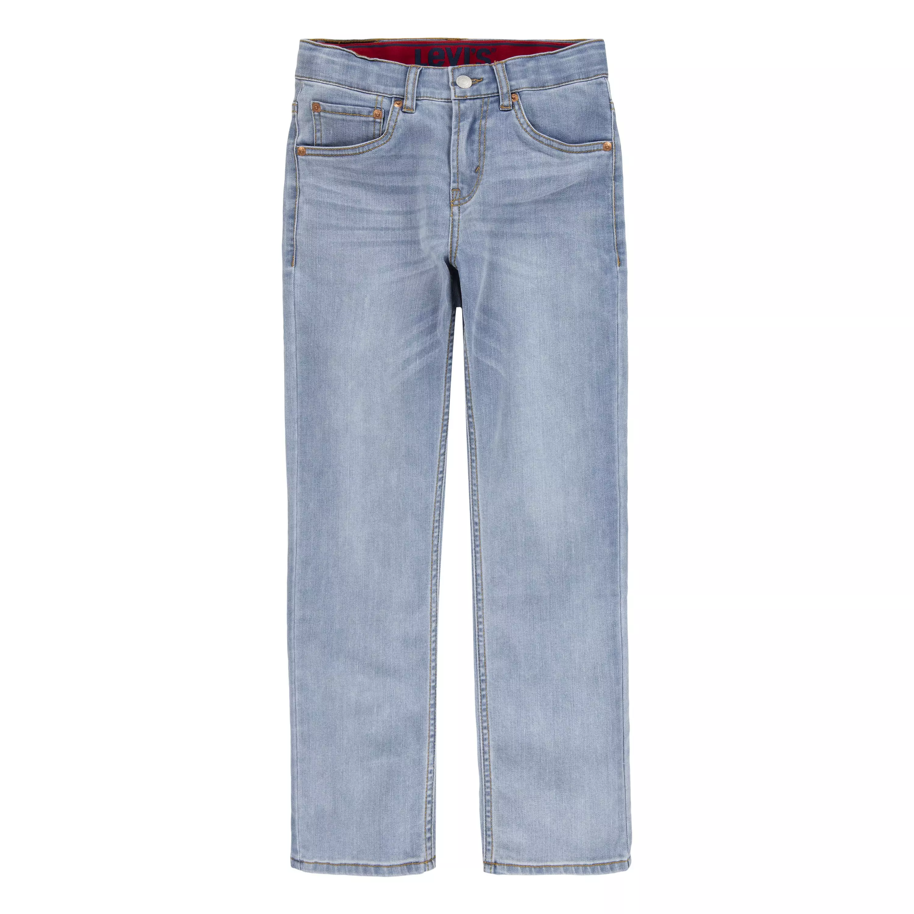 Levi's Big Boys' 514 Straight Fit Blue Wash Denim Jeans - BLUE