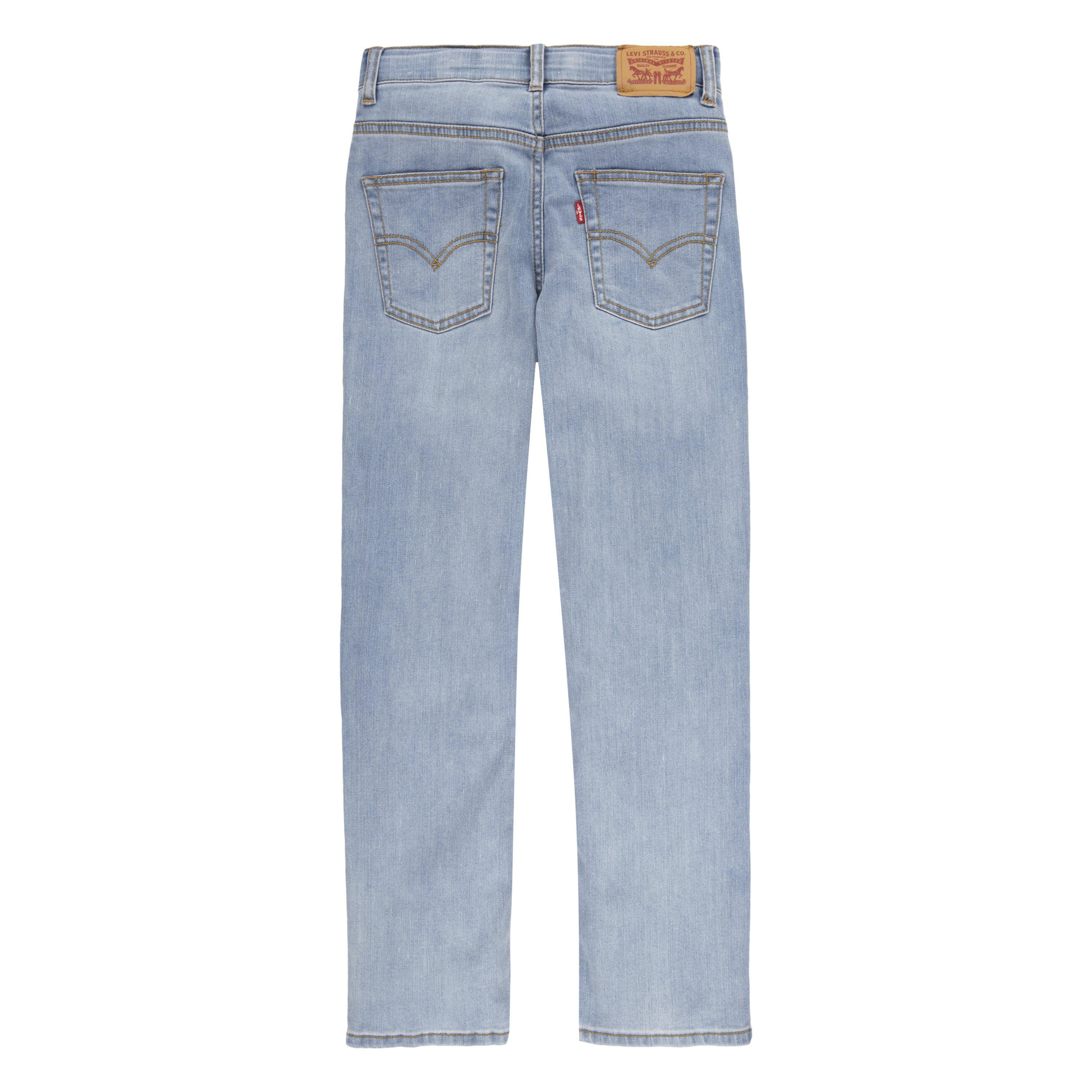 Levi's Big Boys' 514 Straight Fit Blue Wash Denim Jeans - BLUE Thumbnail View 10