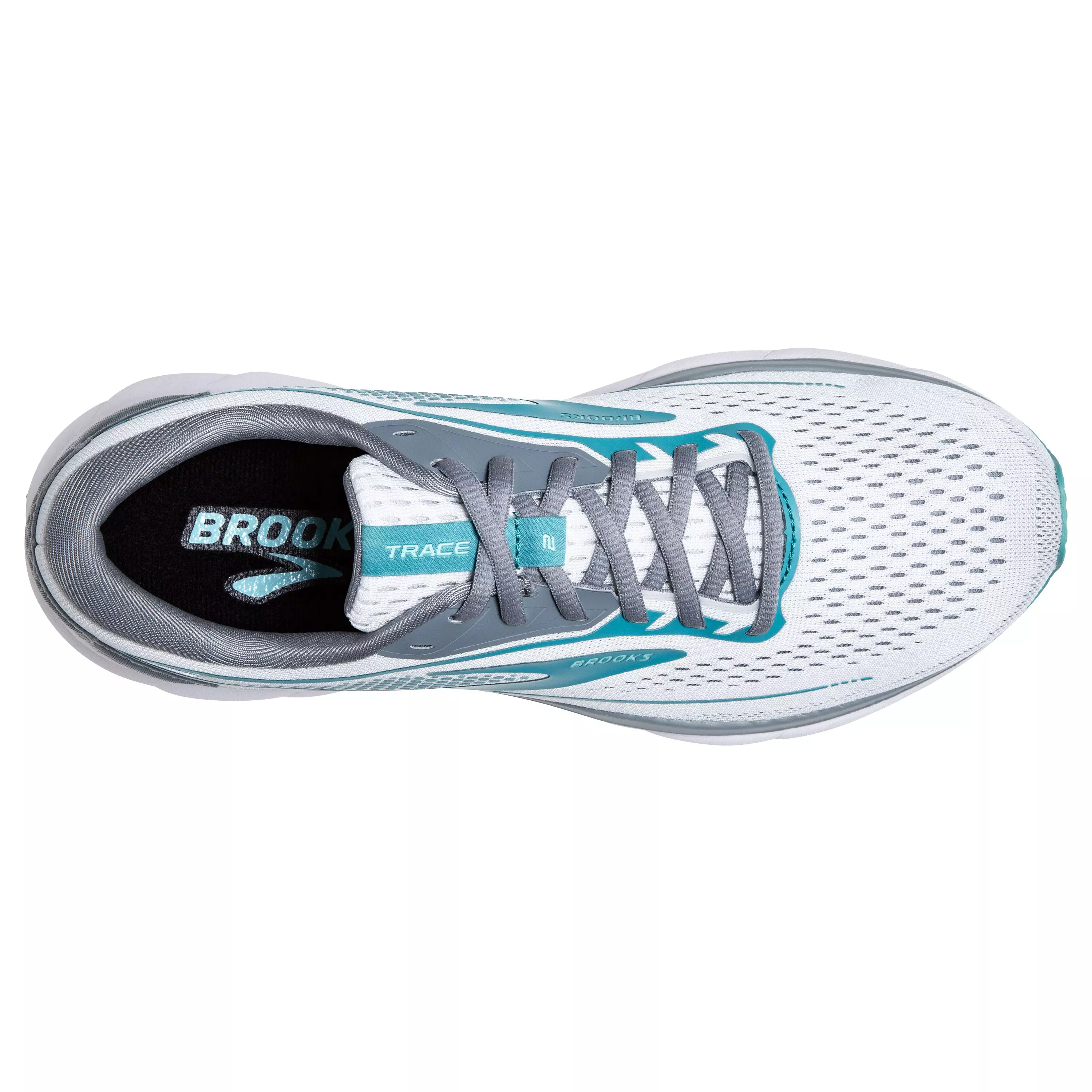Brooks Trace 2 "White/Grey/Teal" Women's Running Shoe