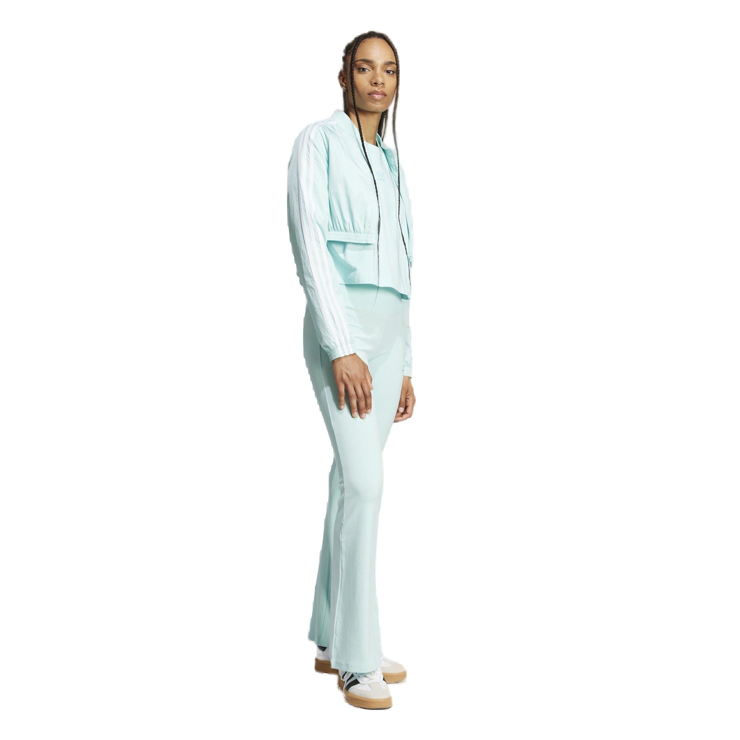 adidas Originals Women's Essentials Crop T-Shirt -Turquoise - TURQUOISE  Thumbnail View 5