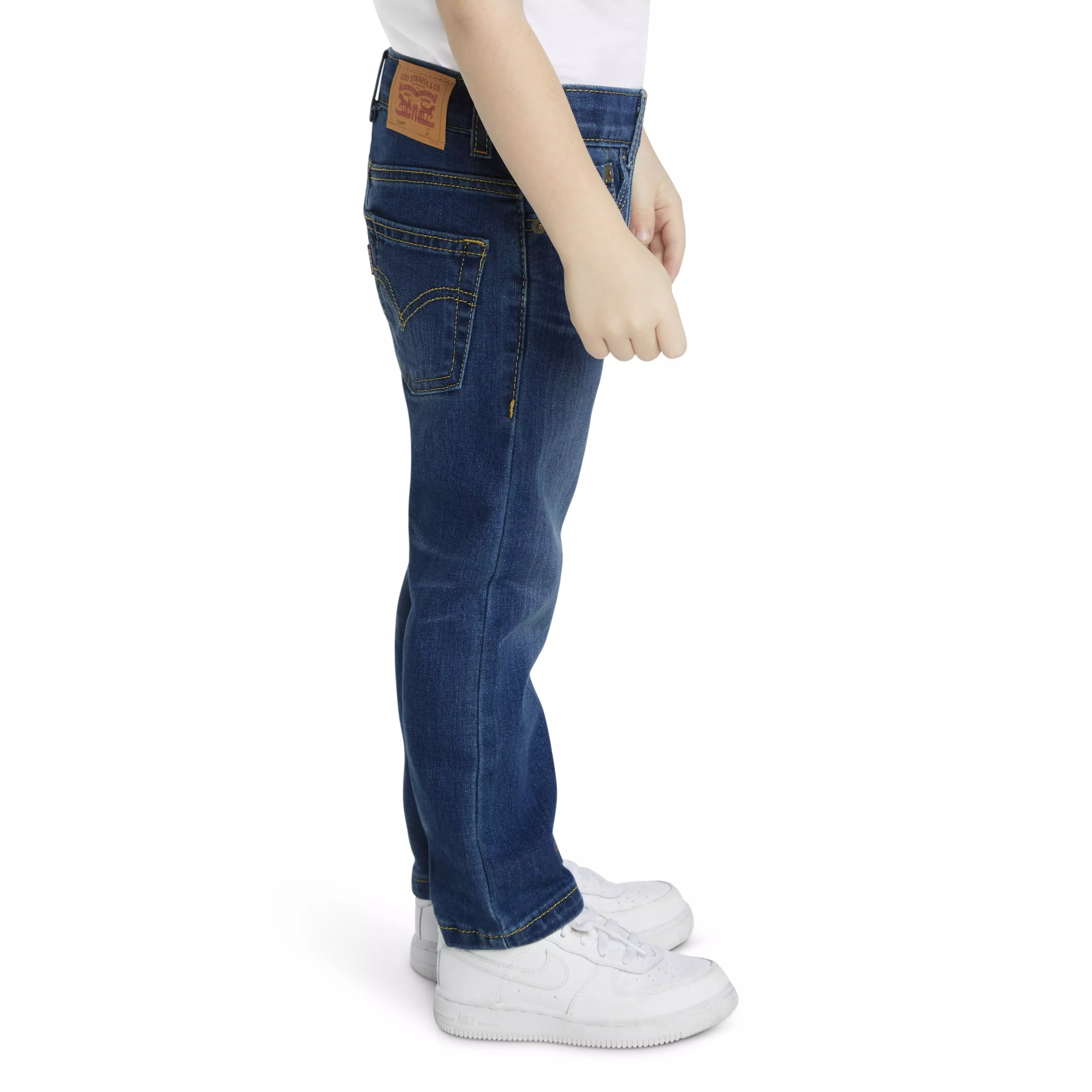Levi's Toddler Boys' 514 Straight Fit Medium Blue Wash Denim Jeans - MEDIUM BLUE