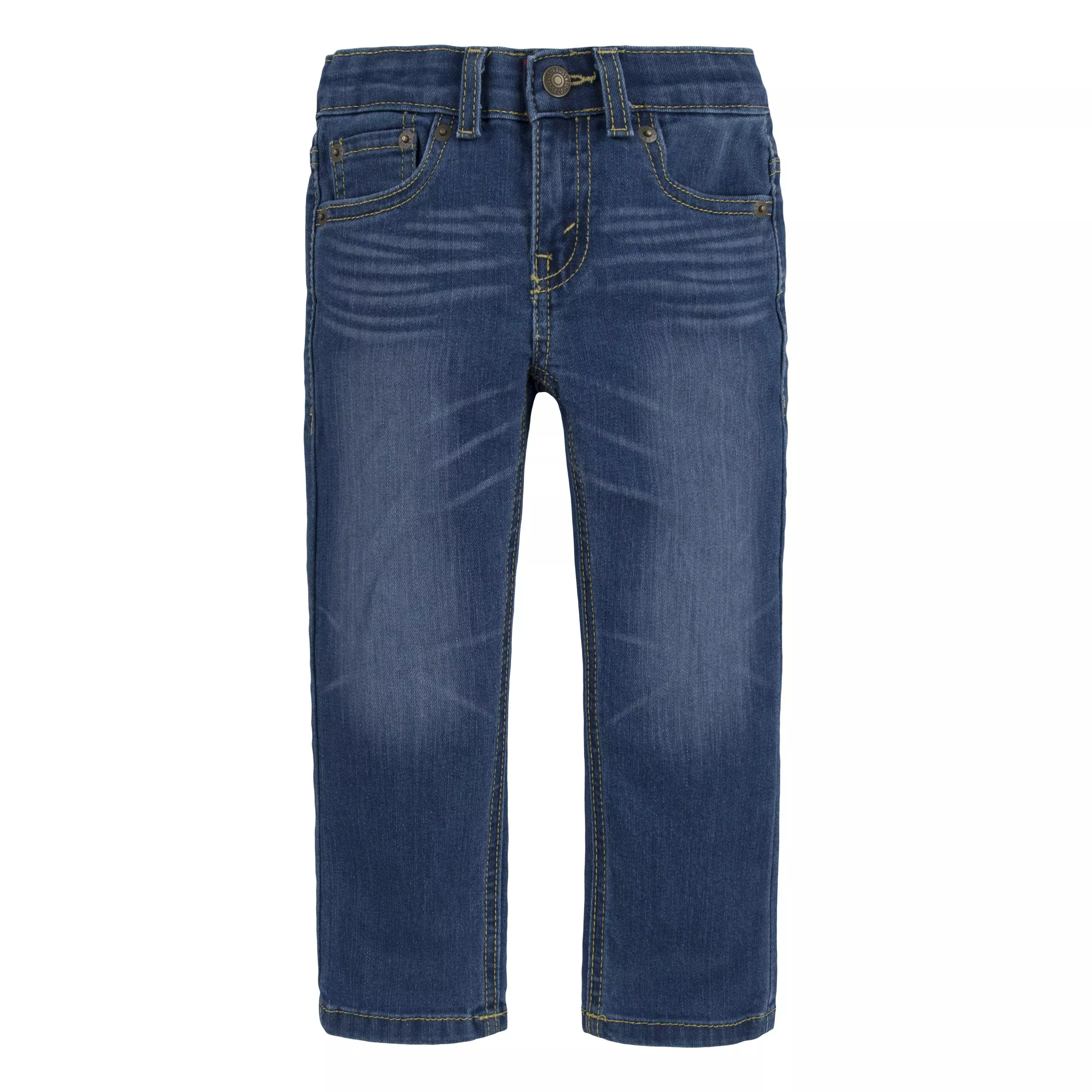 Levi's Toddler Boys' 514 Straight Fit Medium Blue Wash Denim Jeans - MEDIUM BLUE
