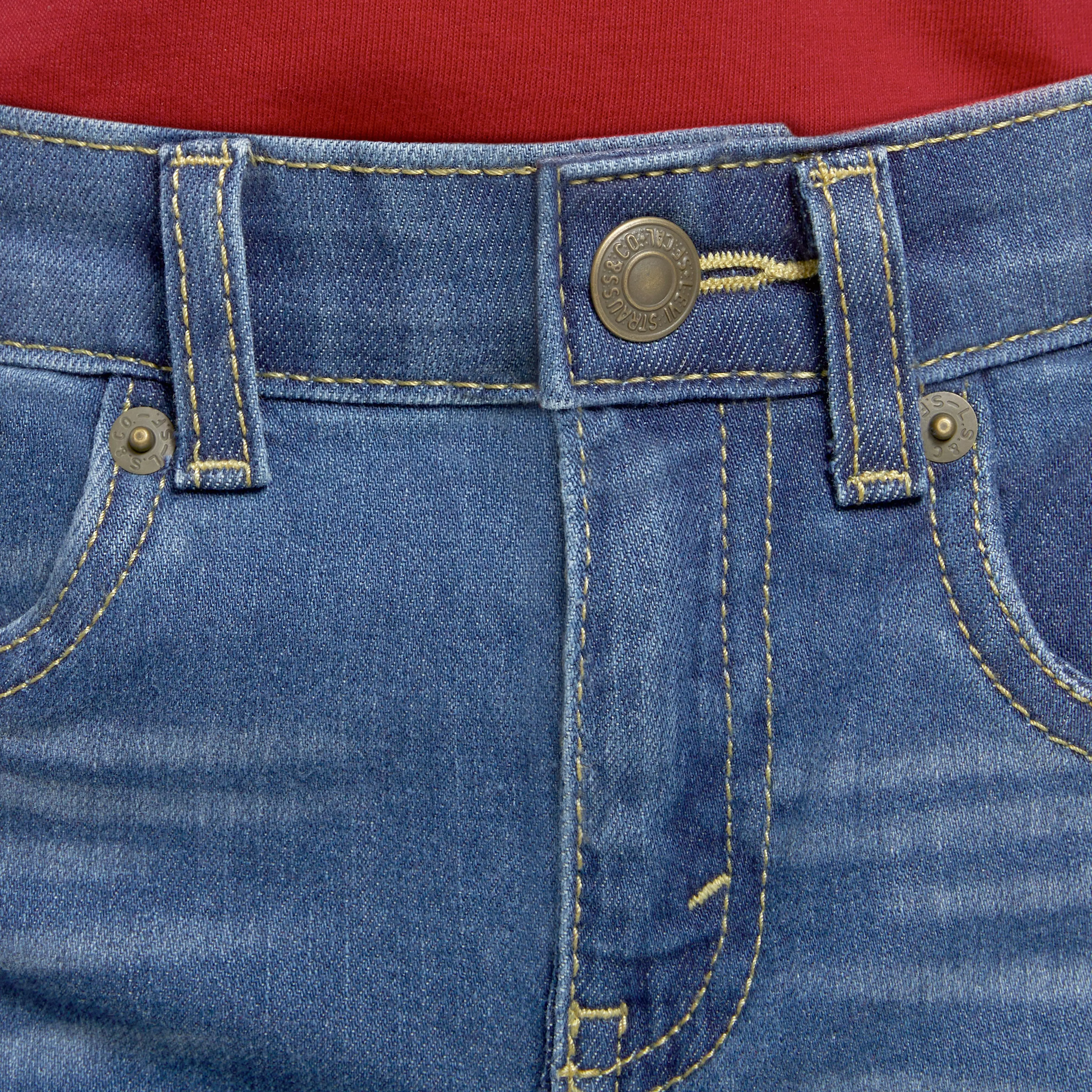 Levi's Little Boys' 514 Straight Fit Medium Wash Blue Denim Jeans - MEDIUM BLUE