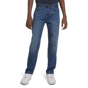Levi's Big Boys' 514 Straight Fit Medium Wash Blue Denim Jeans