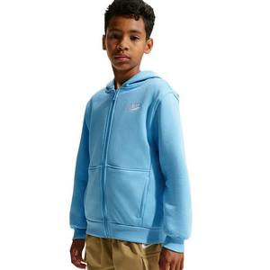 Nike Big Kids' Sportswear Club Fleece Full-Zip Jacket - Blue