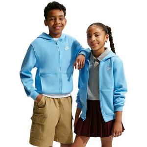Nike Big Kids' Sportswear Club Fleece Full-Zip Jacket - Blue