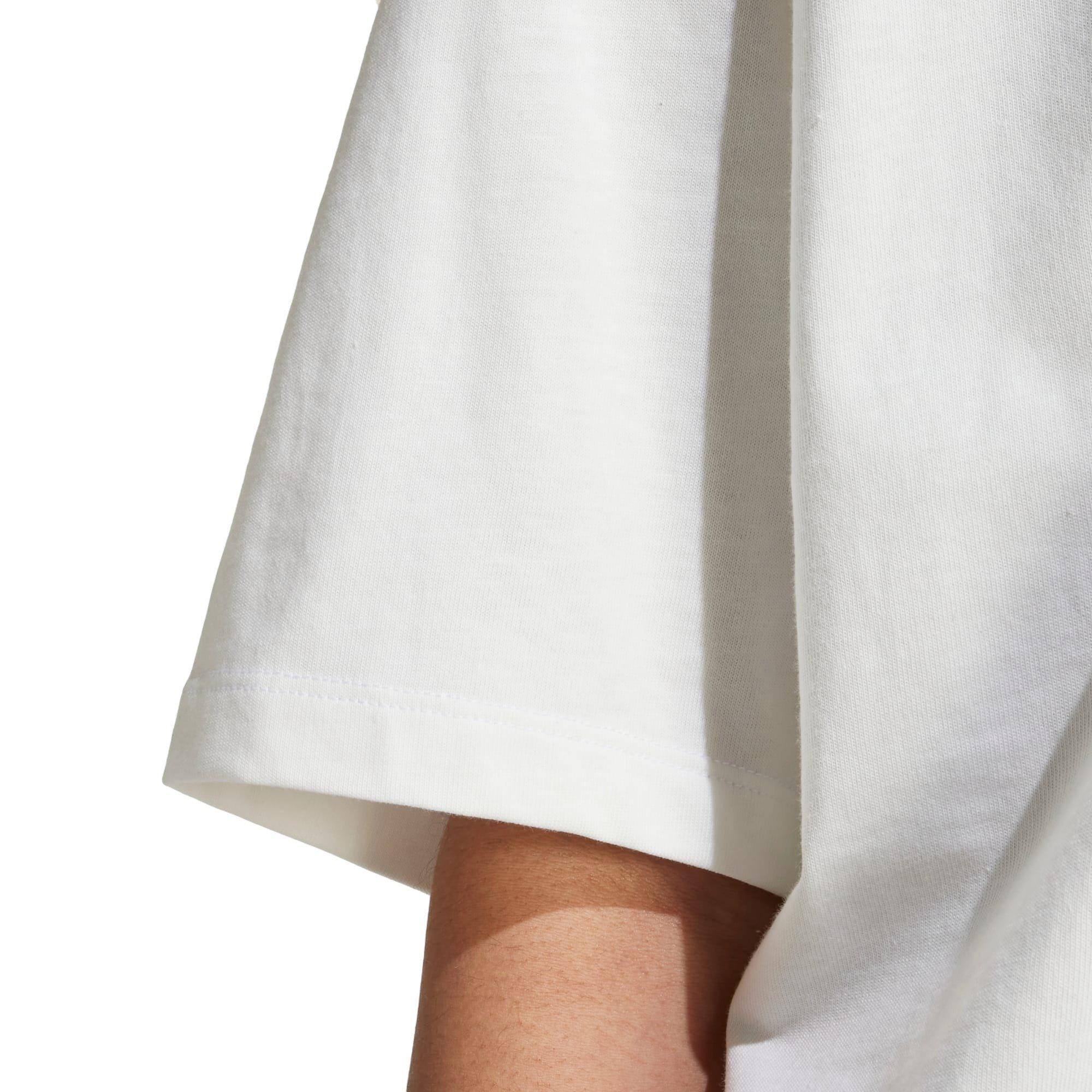 adidas Originals Women's Essentials Boyfriend T-Shirt -White - WHITE Thumbnail View 4