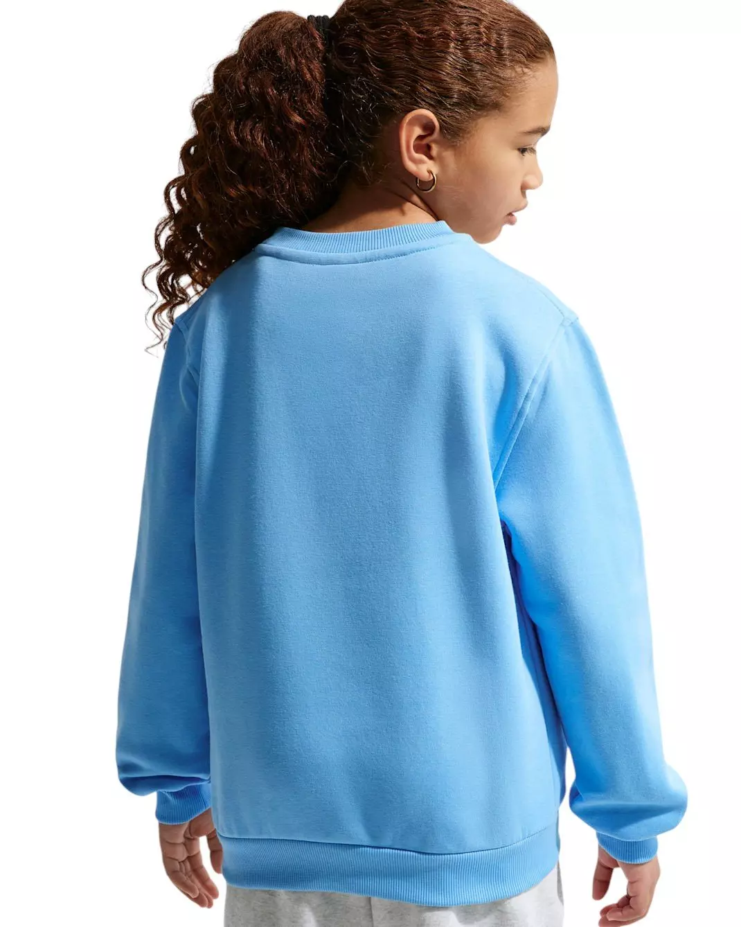 Nike Big Kids' Sportswear Club Fleece Sweatshirt - Football Blue - FOOTBALL BLUE