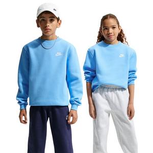 Nike Big Kids' Sportswear Club Fleece Sweatshirt - Football Blue