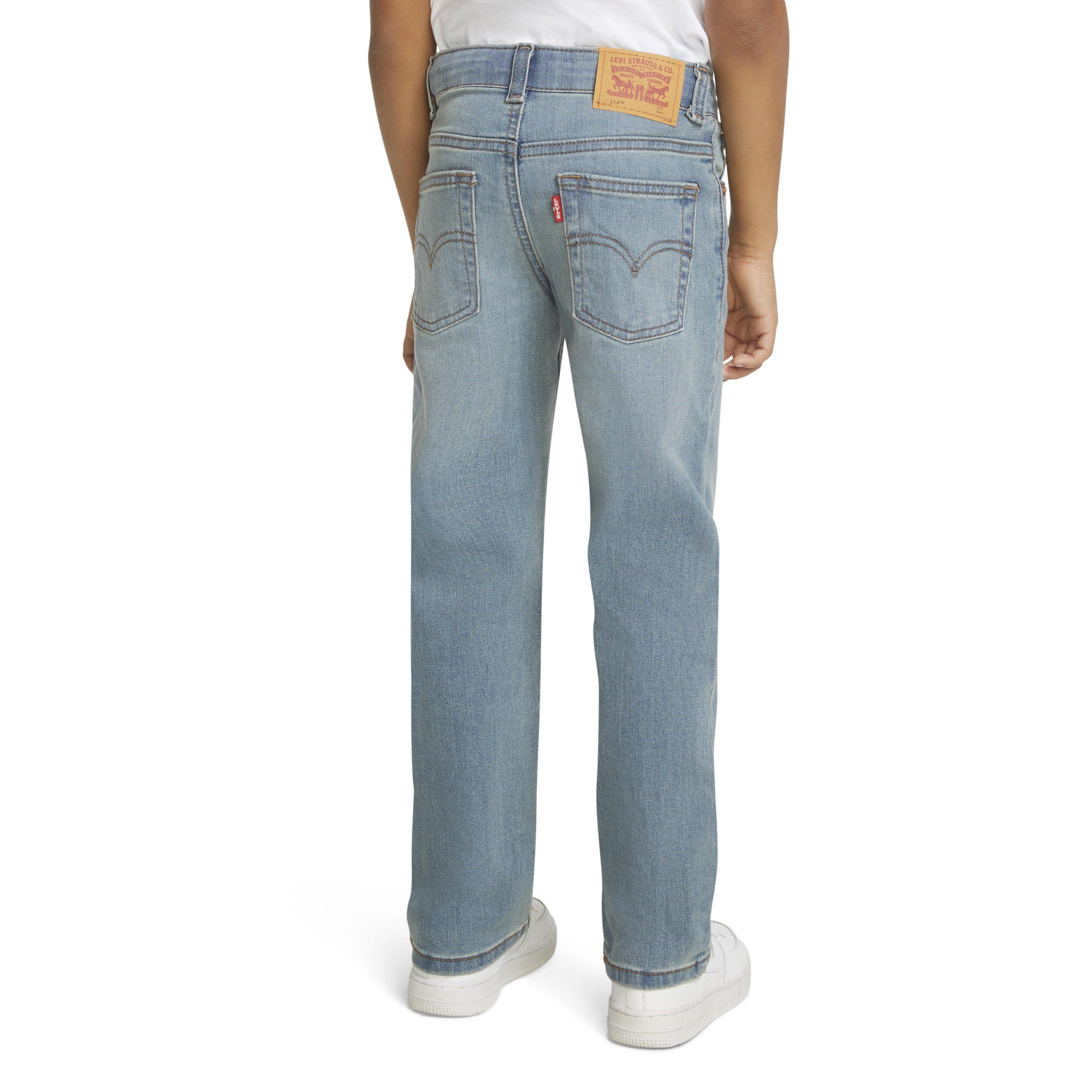 Levi's 514 Straight Fit Little Boys' Light Blue Wash Denim Jeans