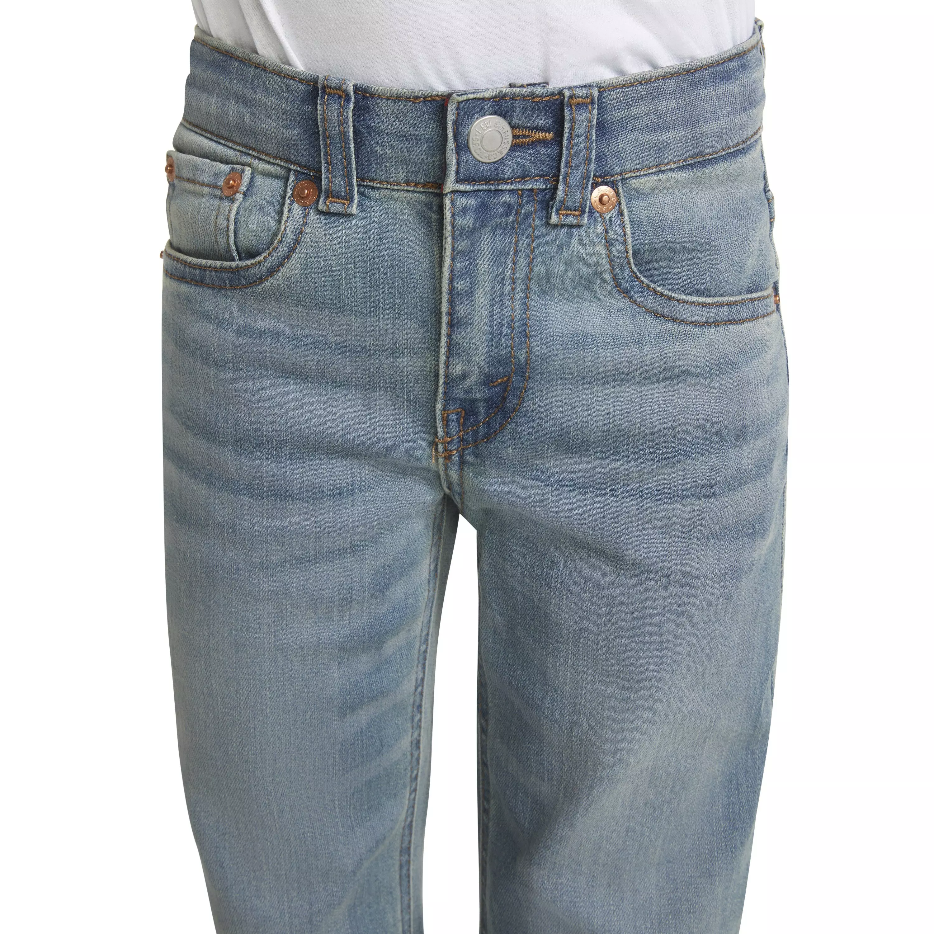 Levi's Little Boys' 514 Straight Fit Light Blue Wash Denim Jeans - LT BLUE