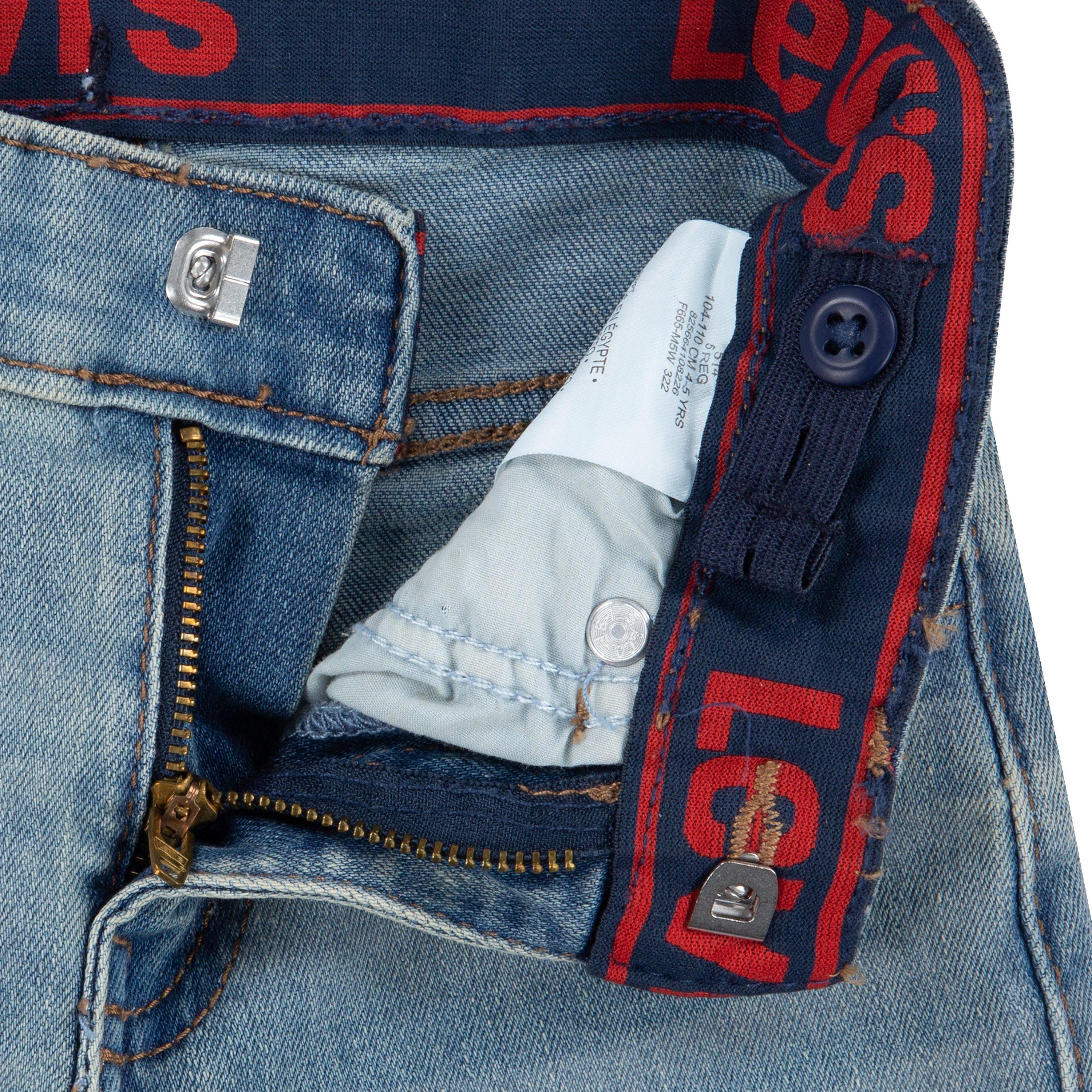 Levi's 514 Straight Fit Little Boys' Light Blue Wash Denim Jeans