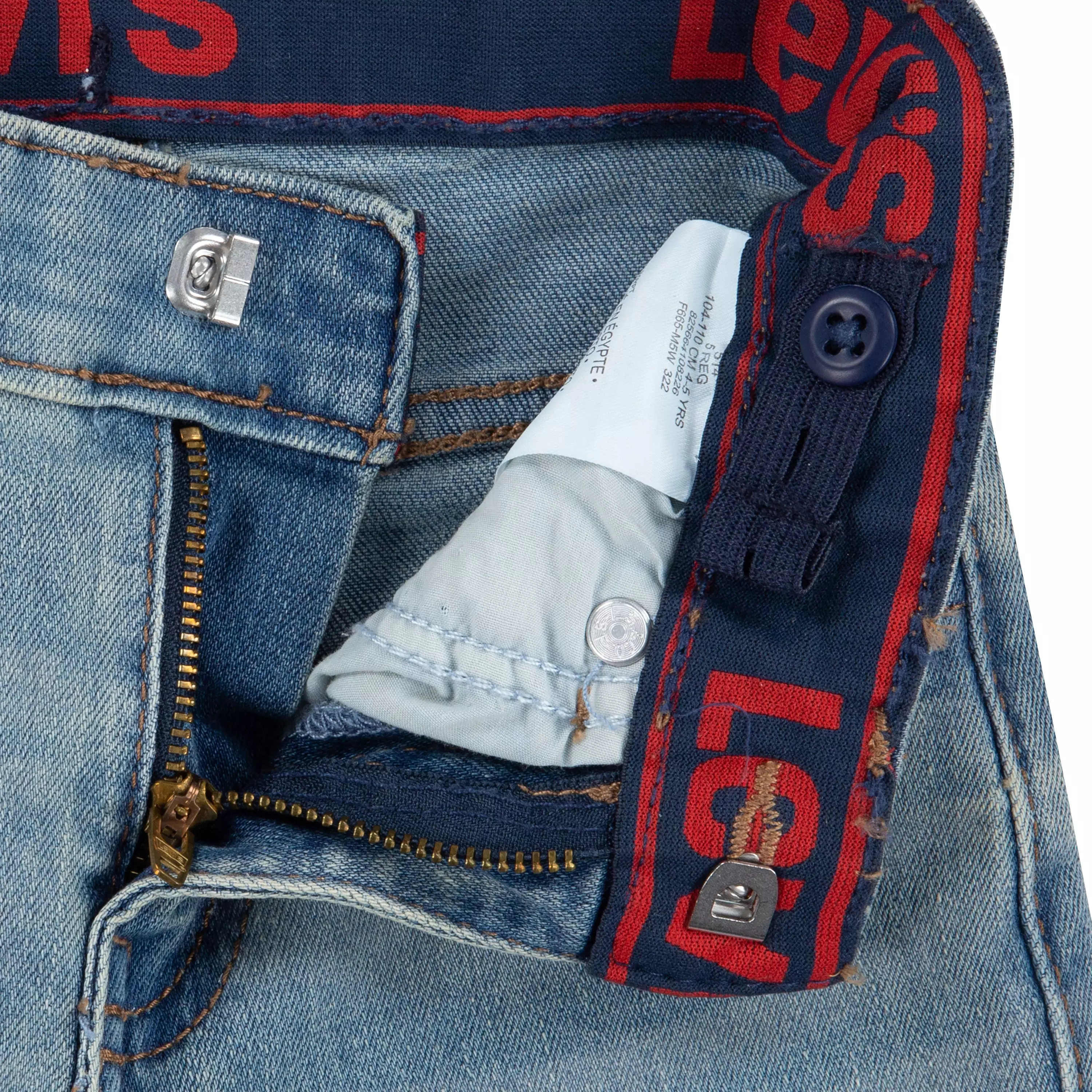 Levi's Little Boys' 514 Straight Fit Light Blue Wash Denim Jeans - LT BLUE