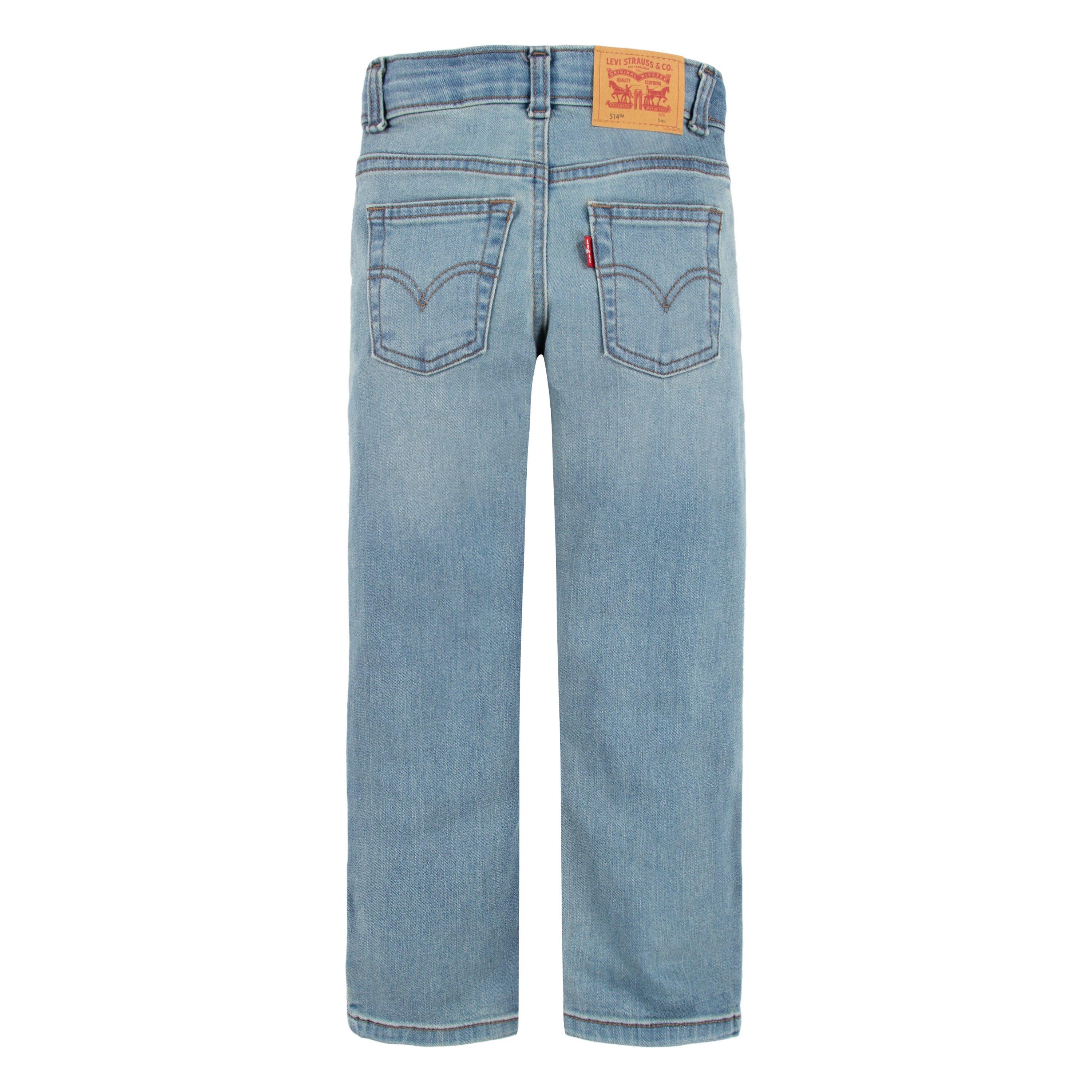 Levi's 514 Straight Fit Little Boys' Light Blue Wash Denim Jeans