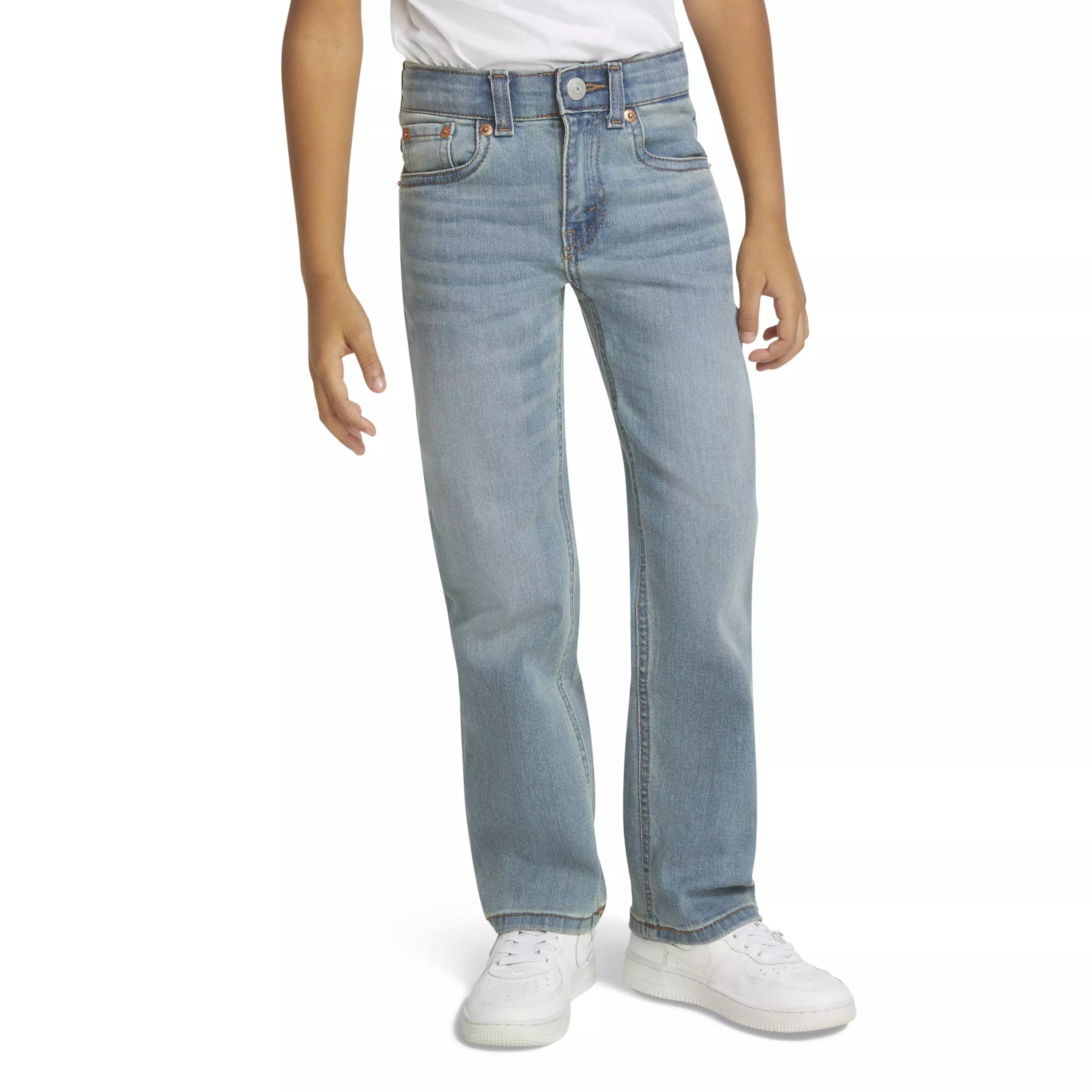 Levi's Little Boys' 514 Straight Fit Light Blue Wash Denim Jeans - LT BLUE