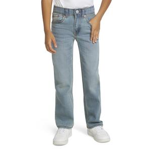 Levi's Little Boys' 514 Straight Fit Light Blue Wash Denim Jeans